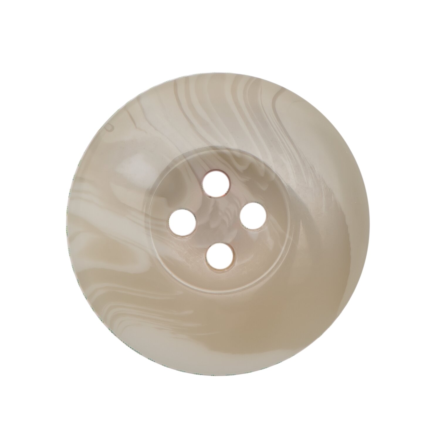 Knopf beige 2,5cm strukturiert von Rico Design