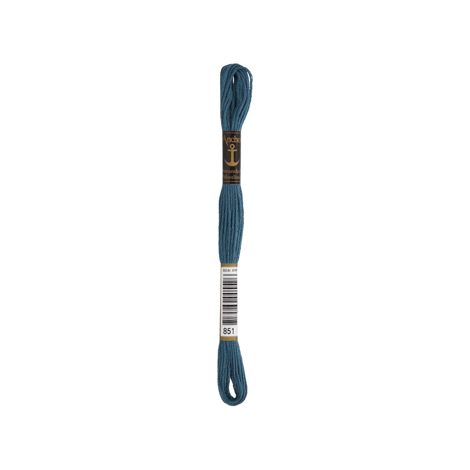 Anchor Coats Sticktwist 8m 00851 Graublau Dunkel