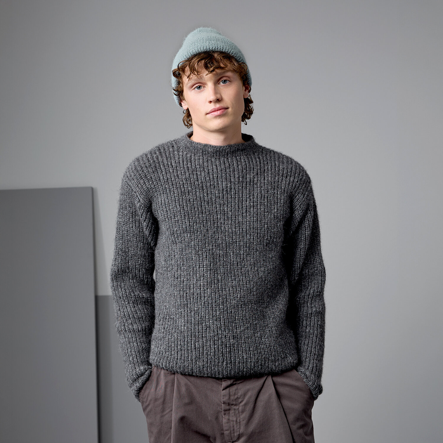 Strickanleitung Herrenpullover aus Alpaca Superfine aran