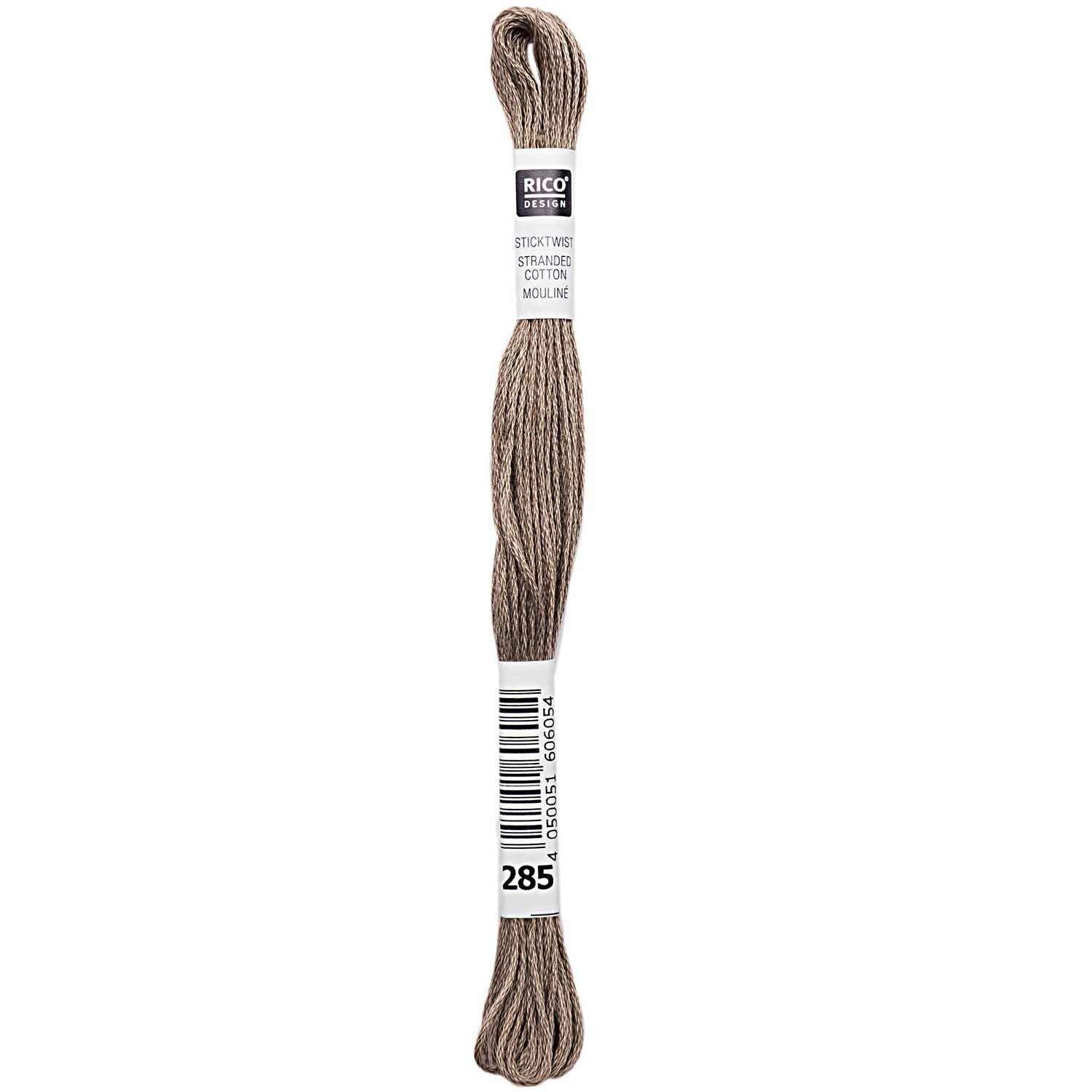 Rico Design Sticktwist 8m 285 Steingrau