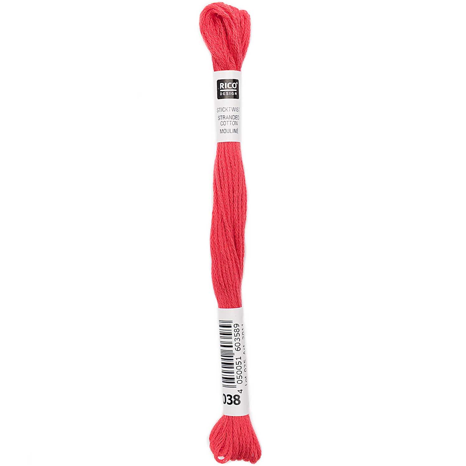 Rico Design Sticktwist 8m 038 Rot