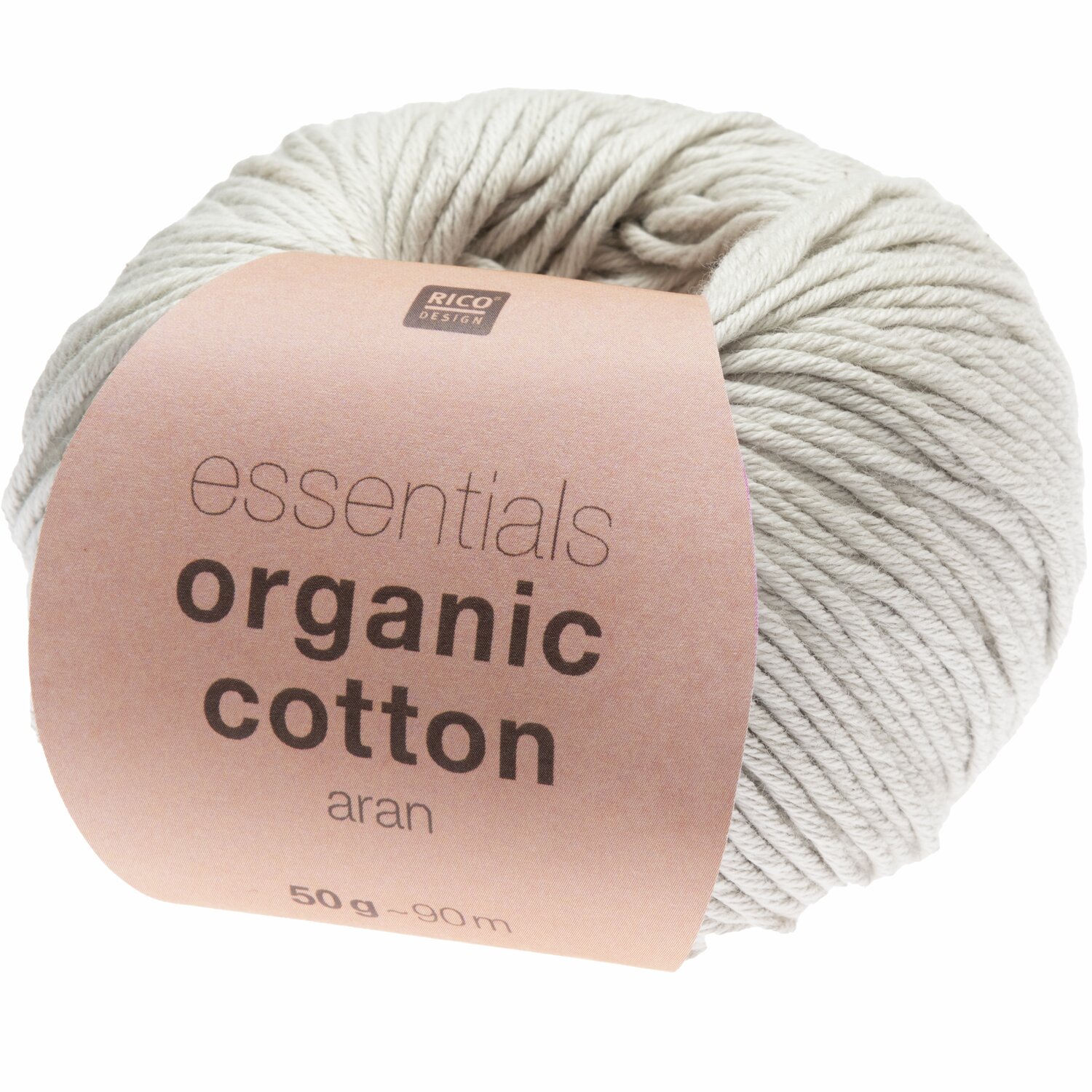 Rico Design Essentials Organic Cotton aran Silber