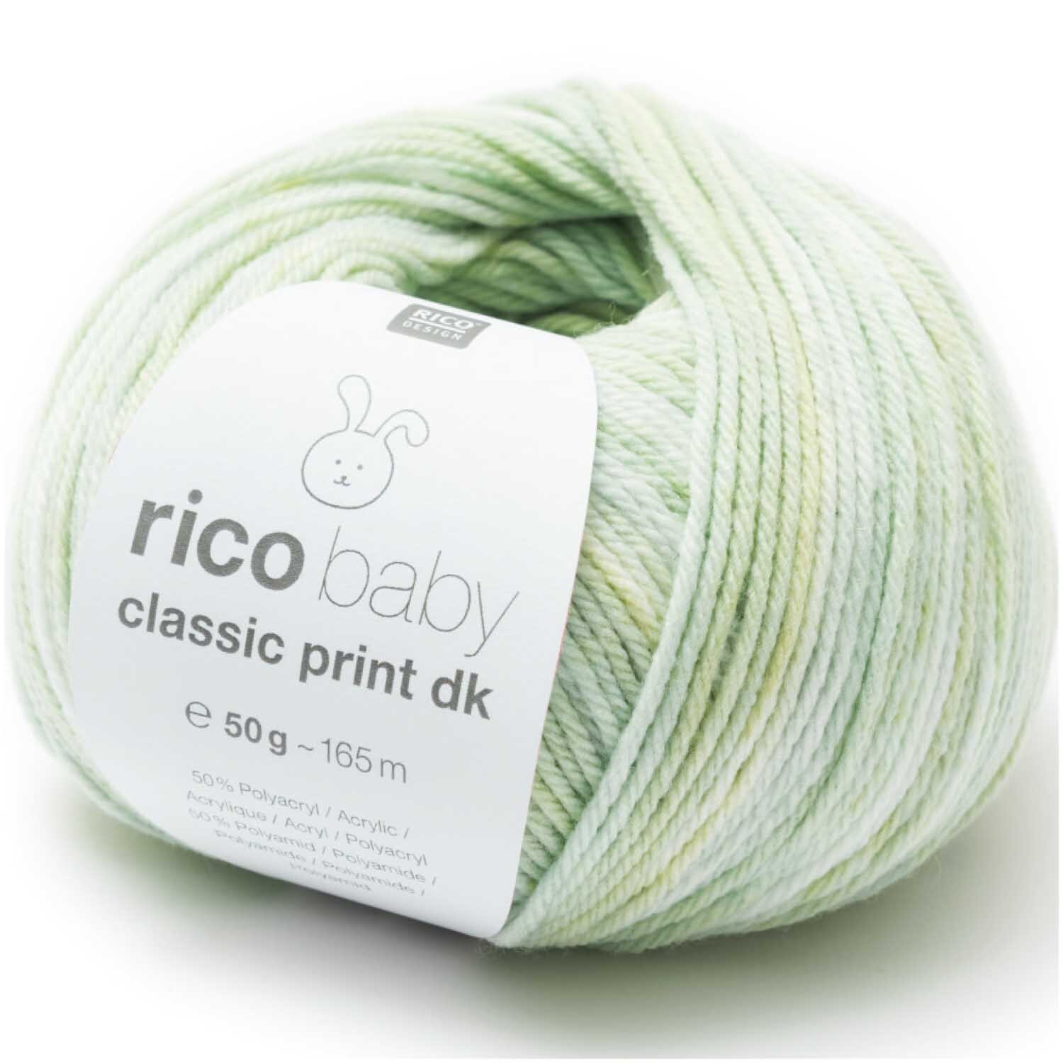 Rico Baby Classic Print dk 50g 165m Farbe Pastell Mix von Rico Design Rico Baby Classic Print dk 50g 165m Farbe Pastell Mix von Rico Design