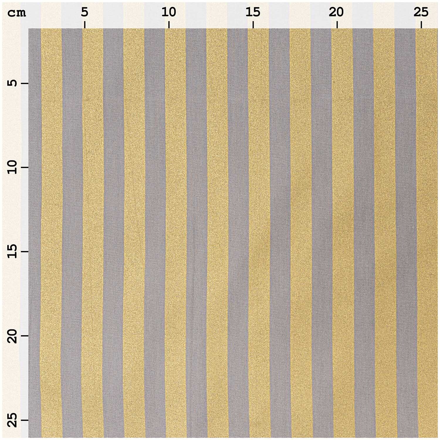 Stoff Streifen grau-gold 50x140cm Stoff Streifen grau-gold 50x140cm