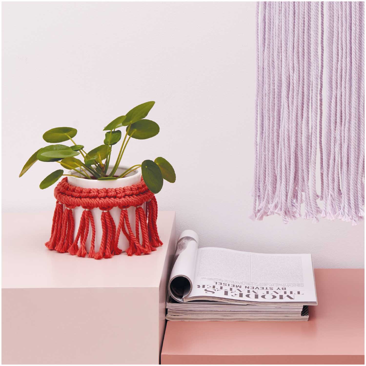 Makramee Set Topf Manschette I aus Rico Macrame Makramee Set Topf Manschette I aus Rico Macrame