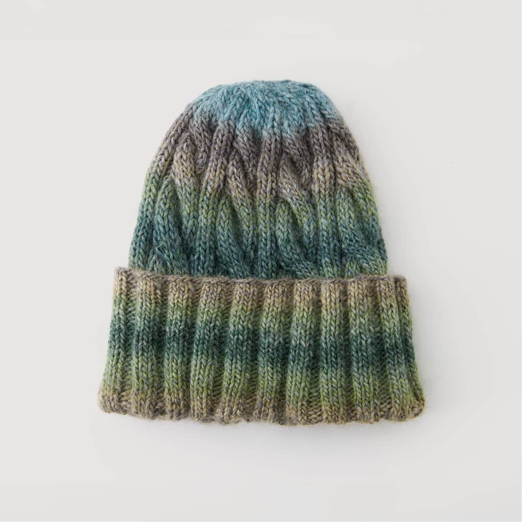 Gestrickte Mütze: Modell 06 aus dem Heft Lovewool No. 21