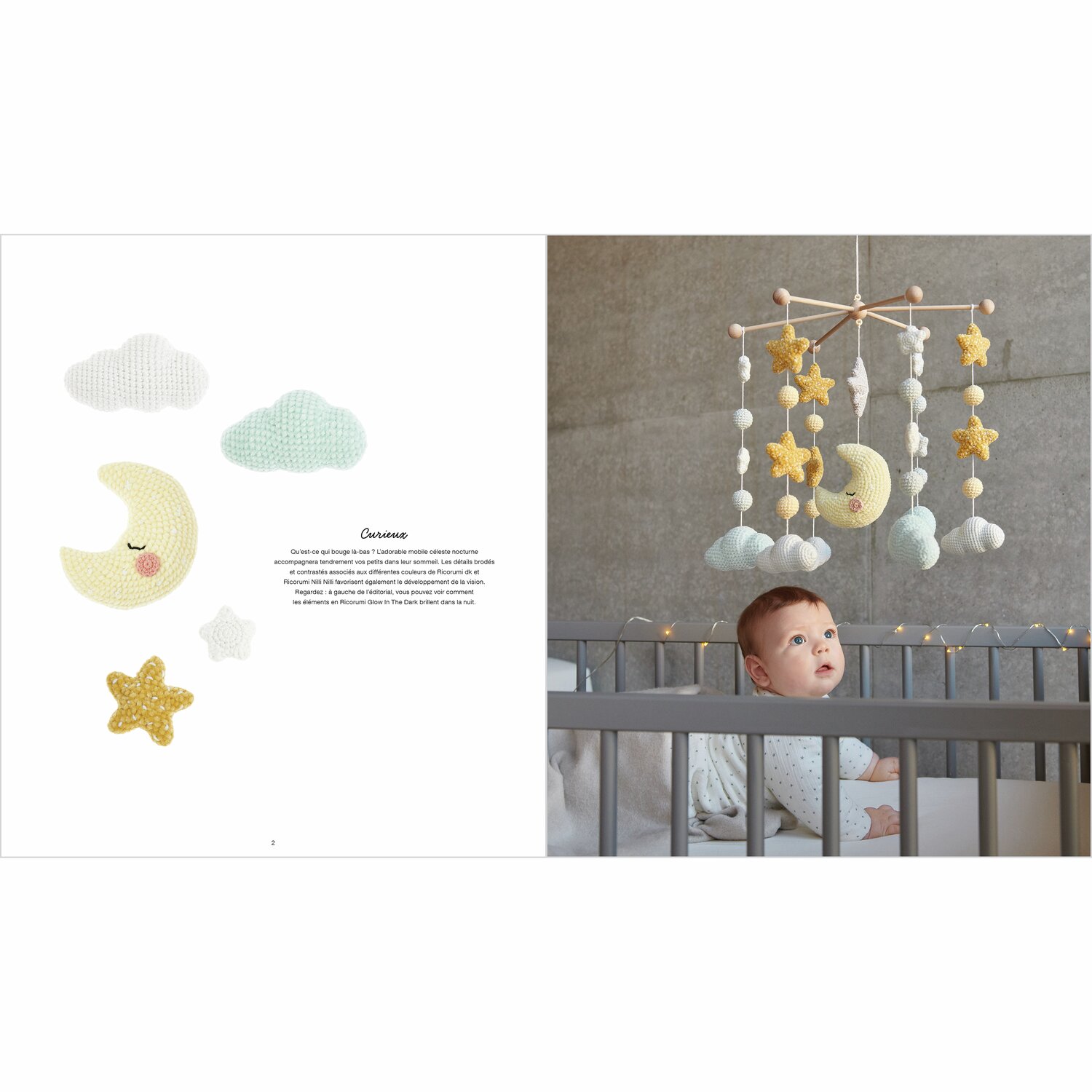 Ricorumi Glow In The Dark Sprachauswahl französisch von Rico Design