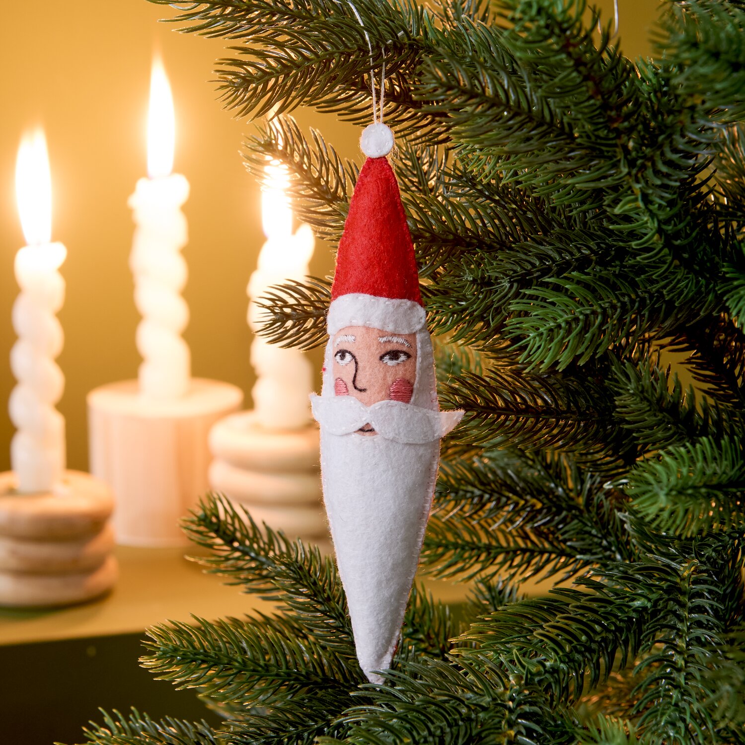 Stickpackung Filzanhänger Weihnachtsmann von Rico Design