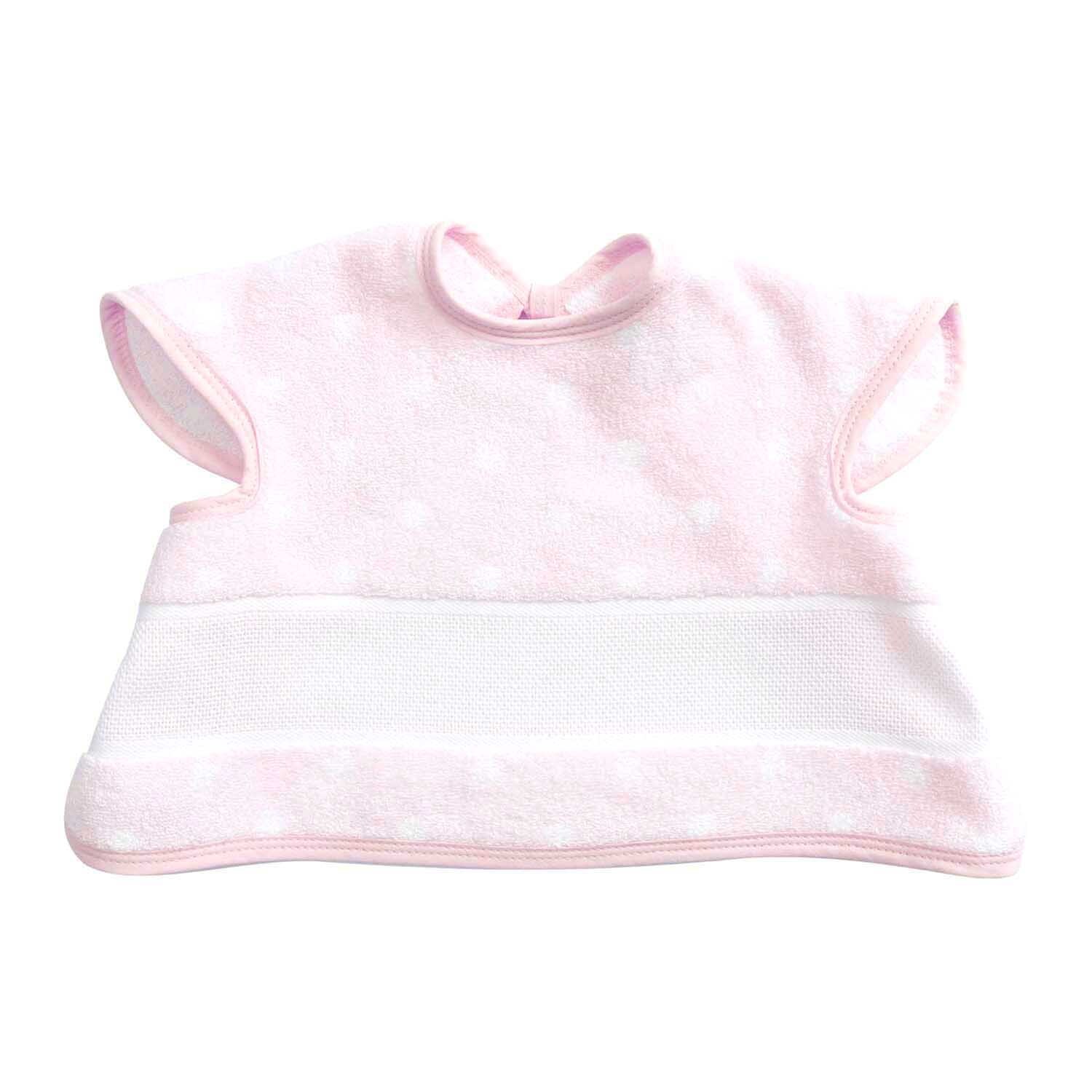 Ärmellätzchen rosa mit weißen Punkten 40x49cm von Rico Design