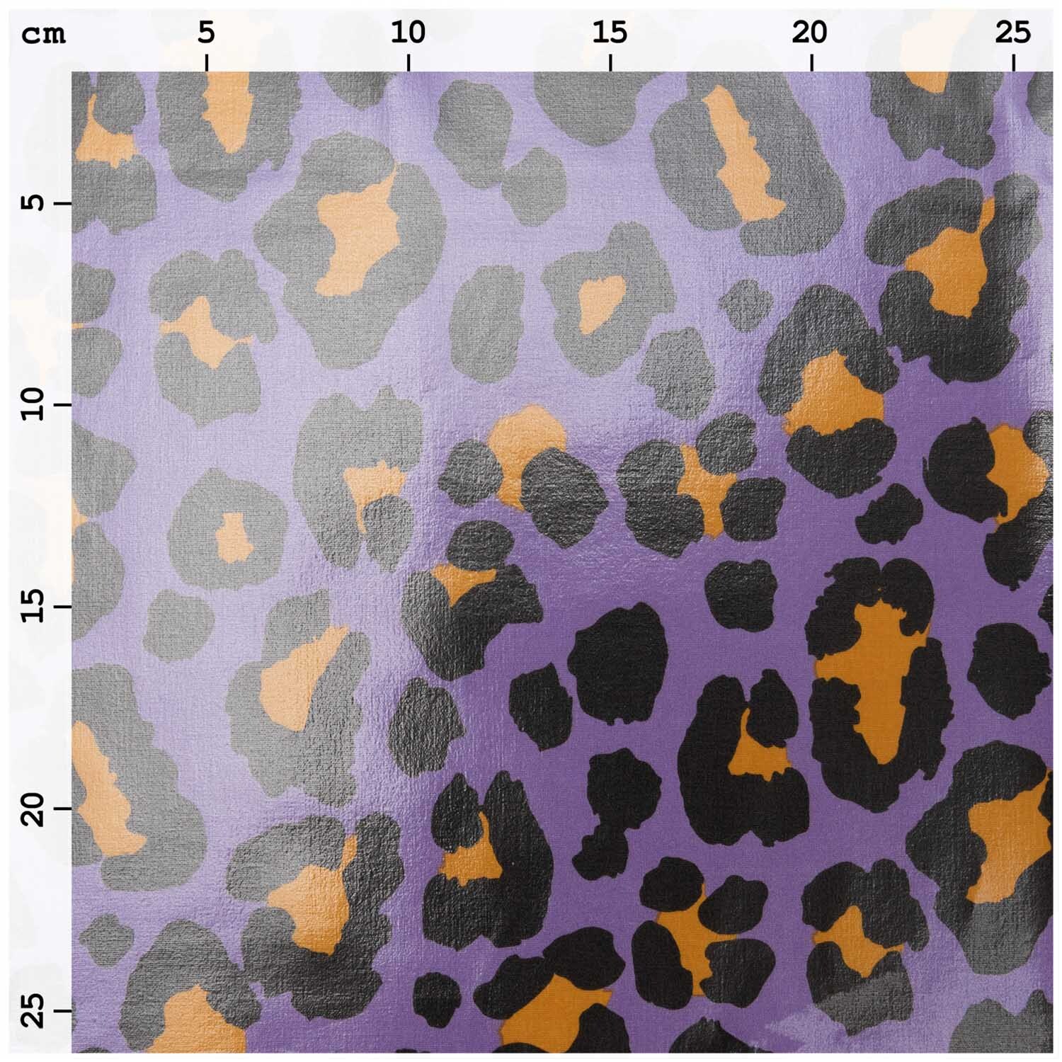 Stoffabschnitt PVC-Stoff Glossy Acid Leo lila 25x70cm Stoffabschnitt PVC-Stoff Glossy Acid Leo lila 25x70cm