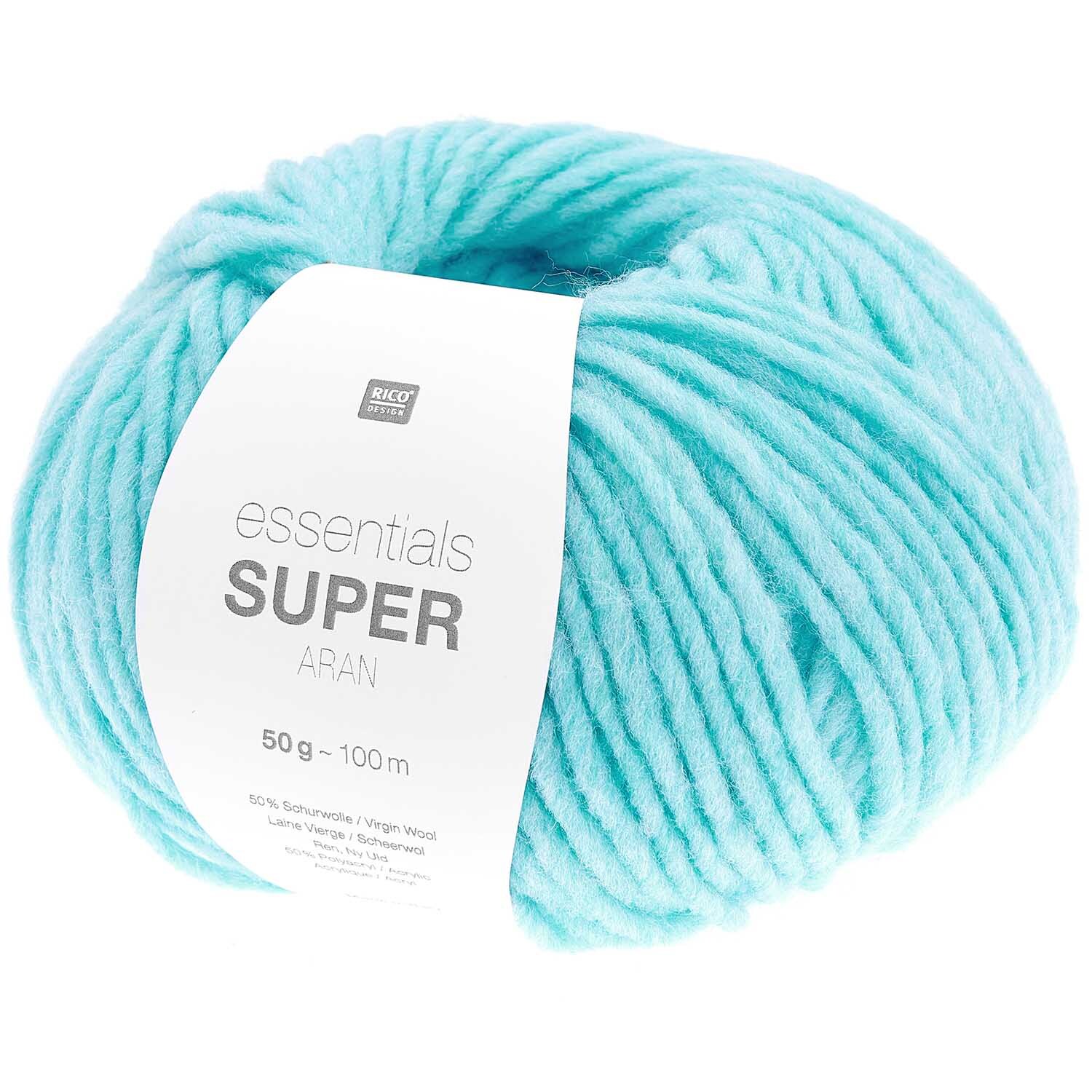 Rico Design Essentials Super aran Türkis
