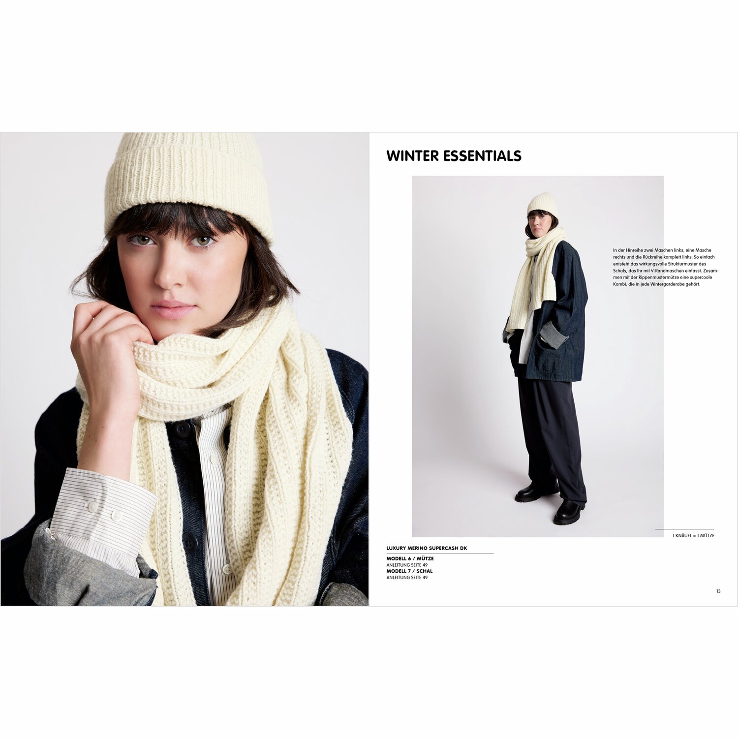 Luxury Knits - Premium Natural Fibres Sprachauswahl deutsch von Rico Design