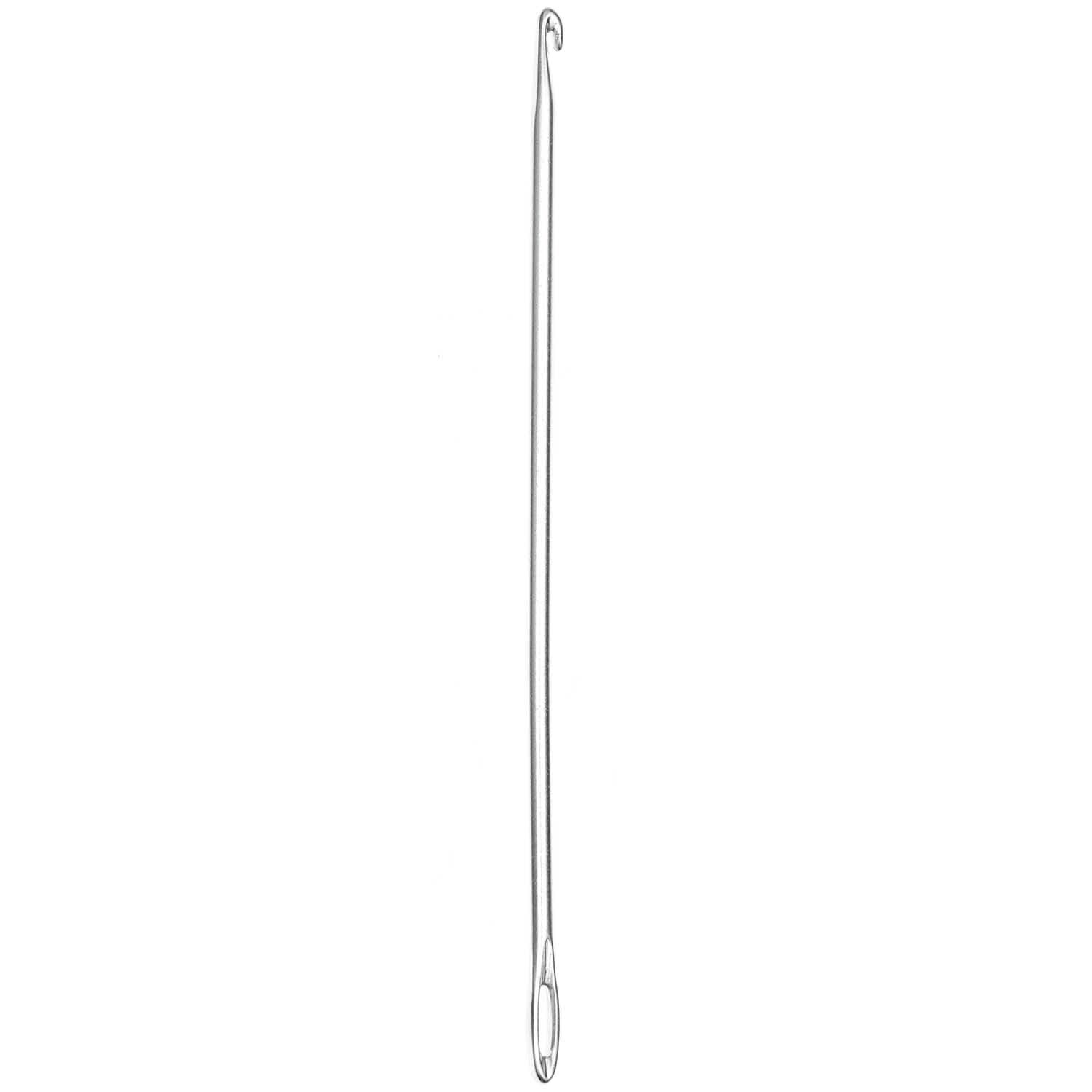 Rico Design Häkelnadel mit Öse Silber 4mm