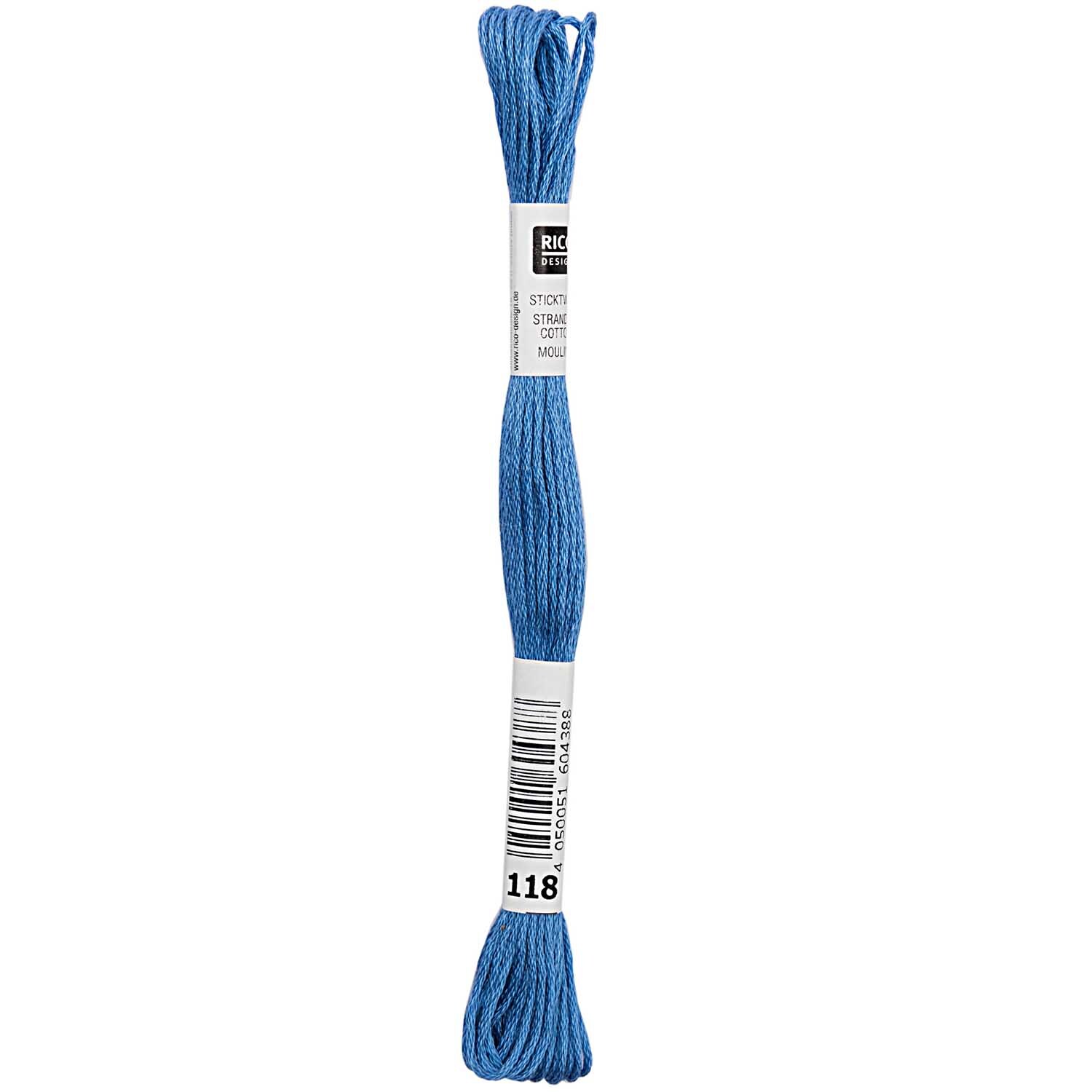 Rico Design Sticktwist 8m 118 Königsblau