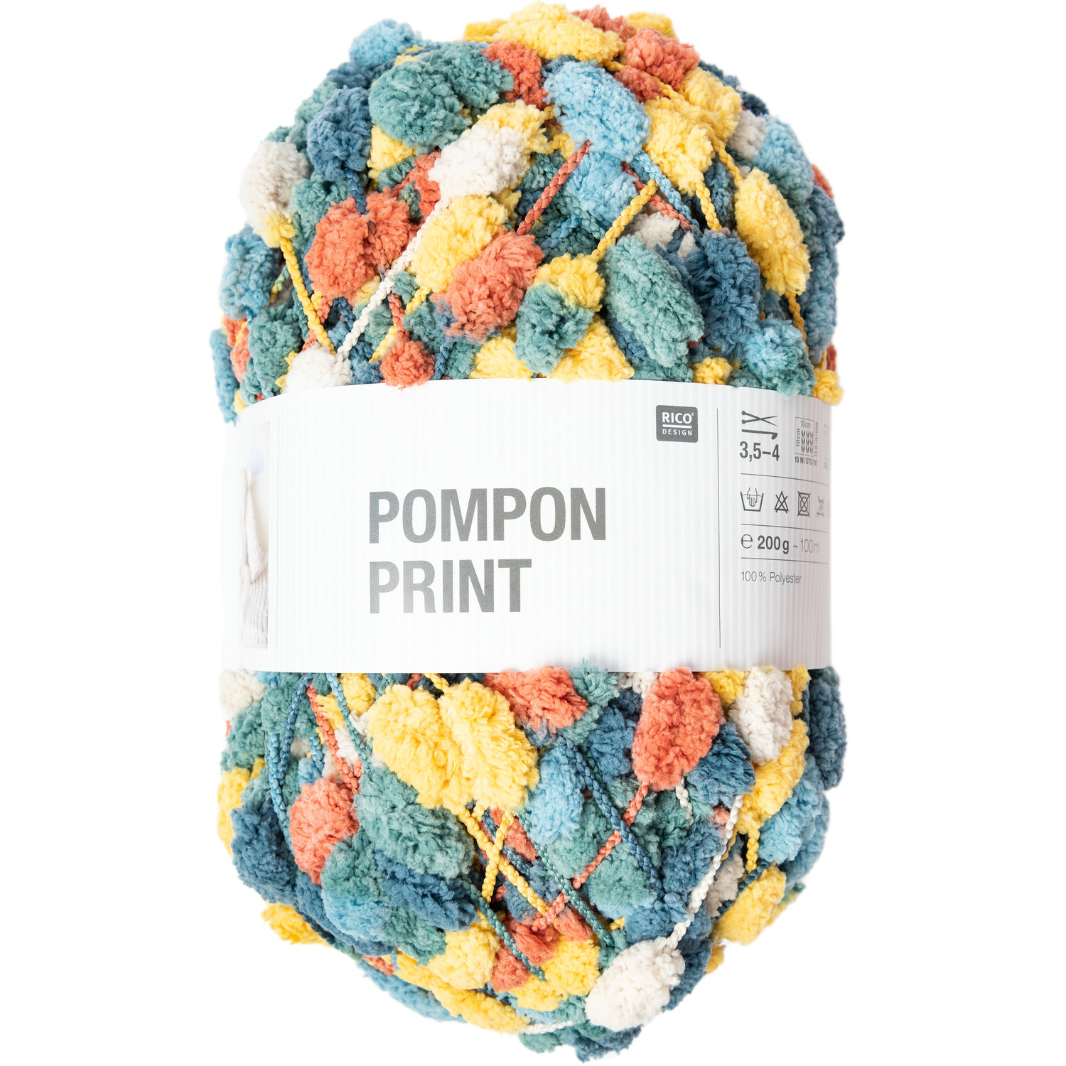Rico Design Creative Pompon Print Multicolor