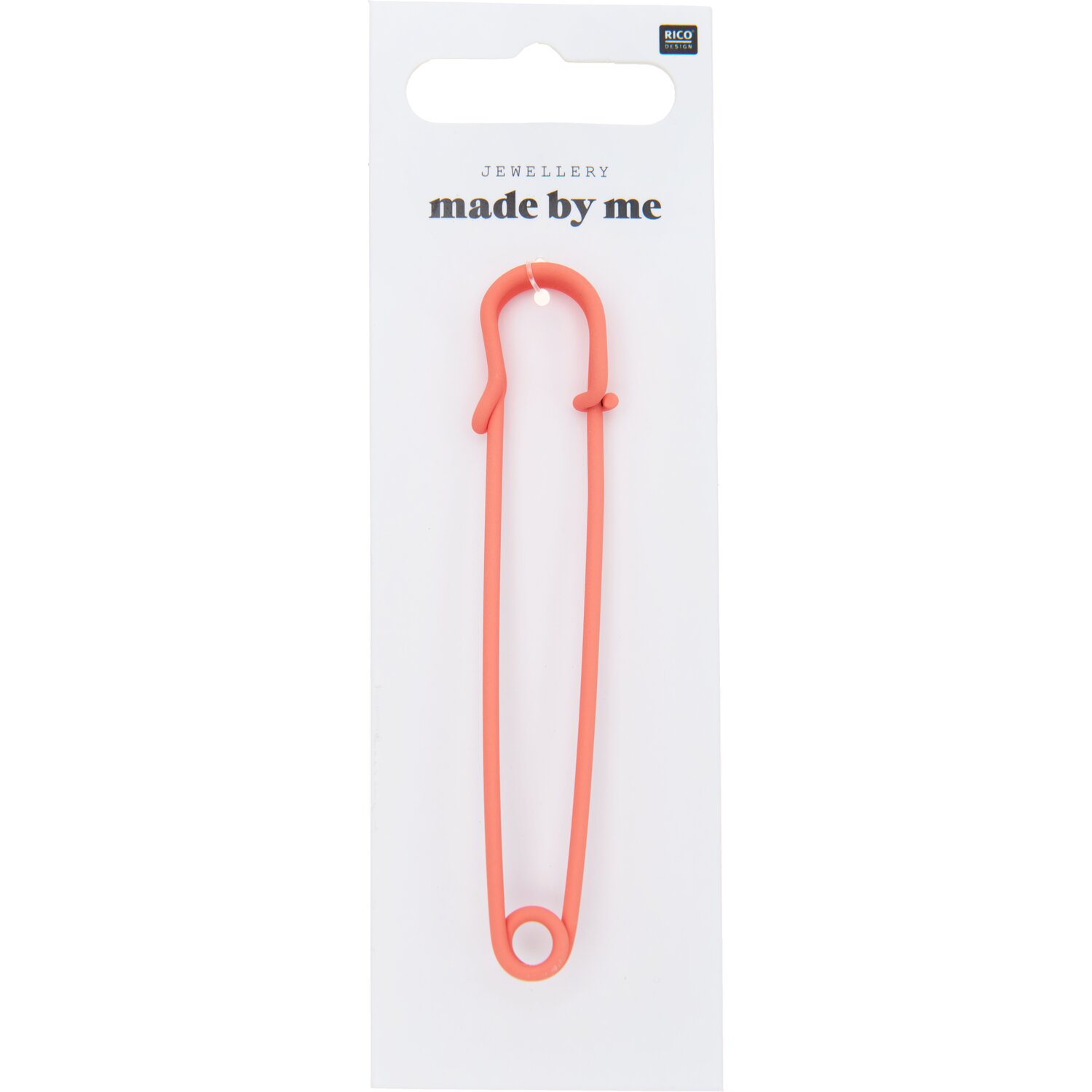Kiltnadel neon orange 9cm 1 Stück Farbe Neon Orange von Rico Design