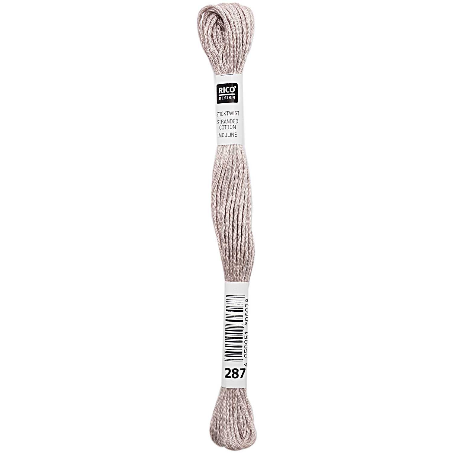 Rico Design Sticktwist 8m 287 Schiefer