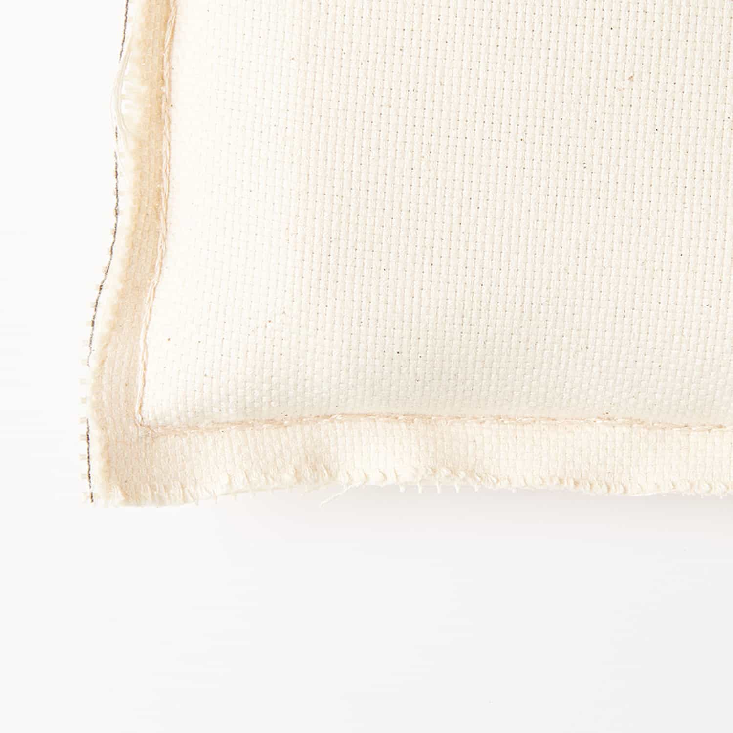 Vernähte Kissenhülle