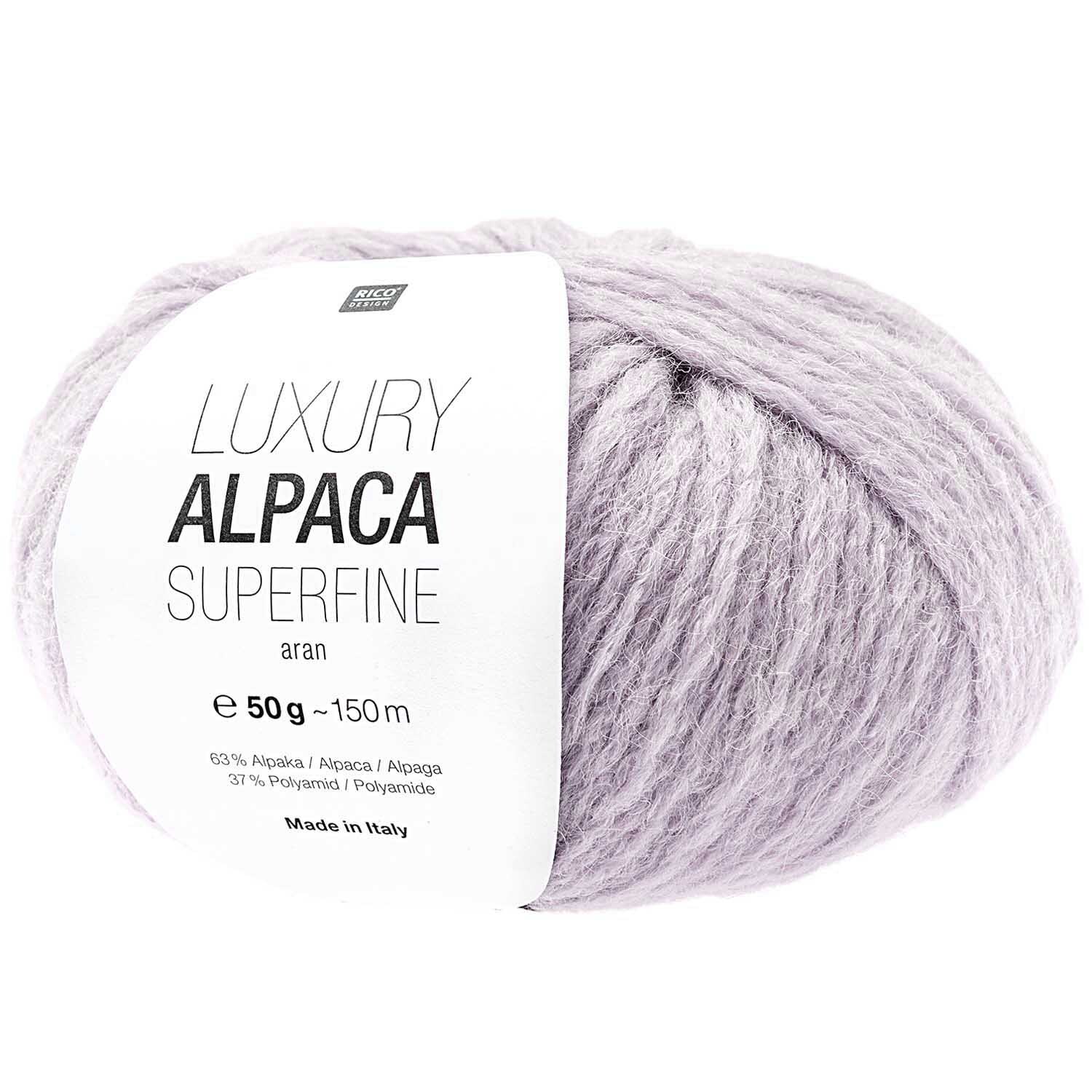 Rico Design Rico Luxury Alpaca Superfine aran Flieder