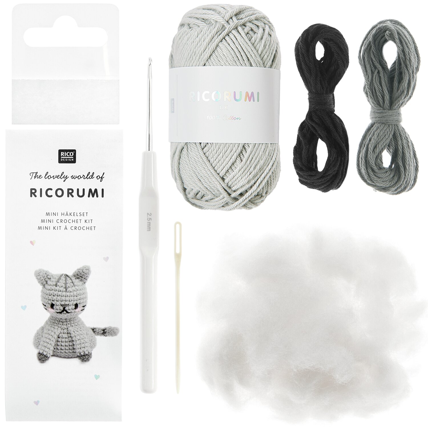 Ricorumi Mini Easy Häkelset - Katze von Rico Design