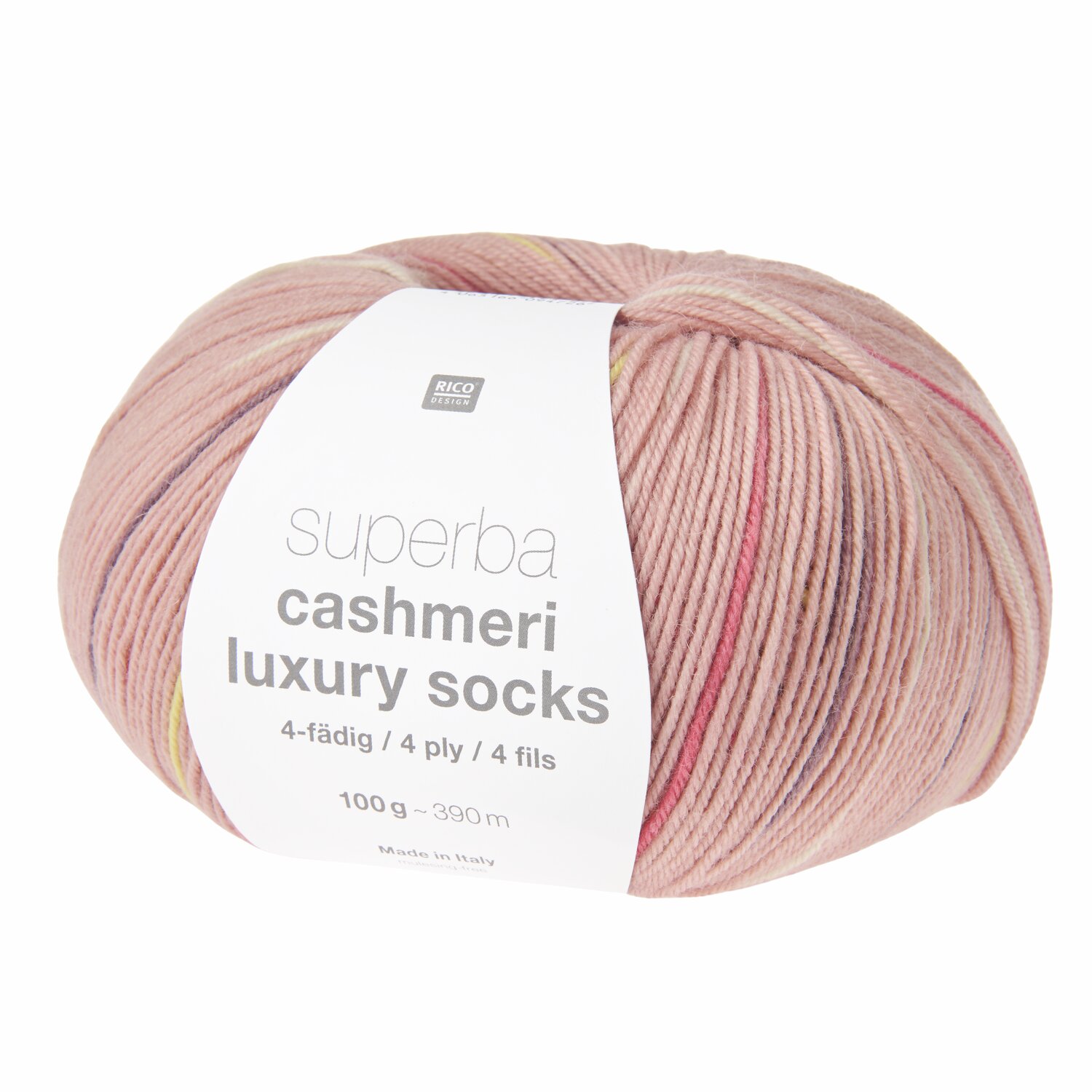 Rico Design Superba Cashmeri Luxury Socks 4fädig Falling Leaves