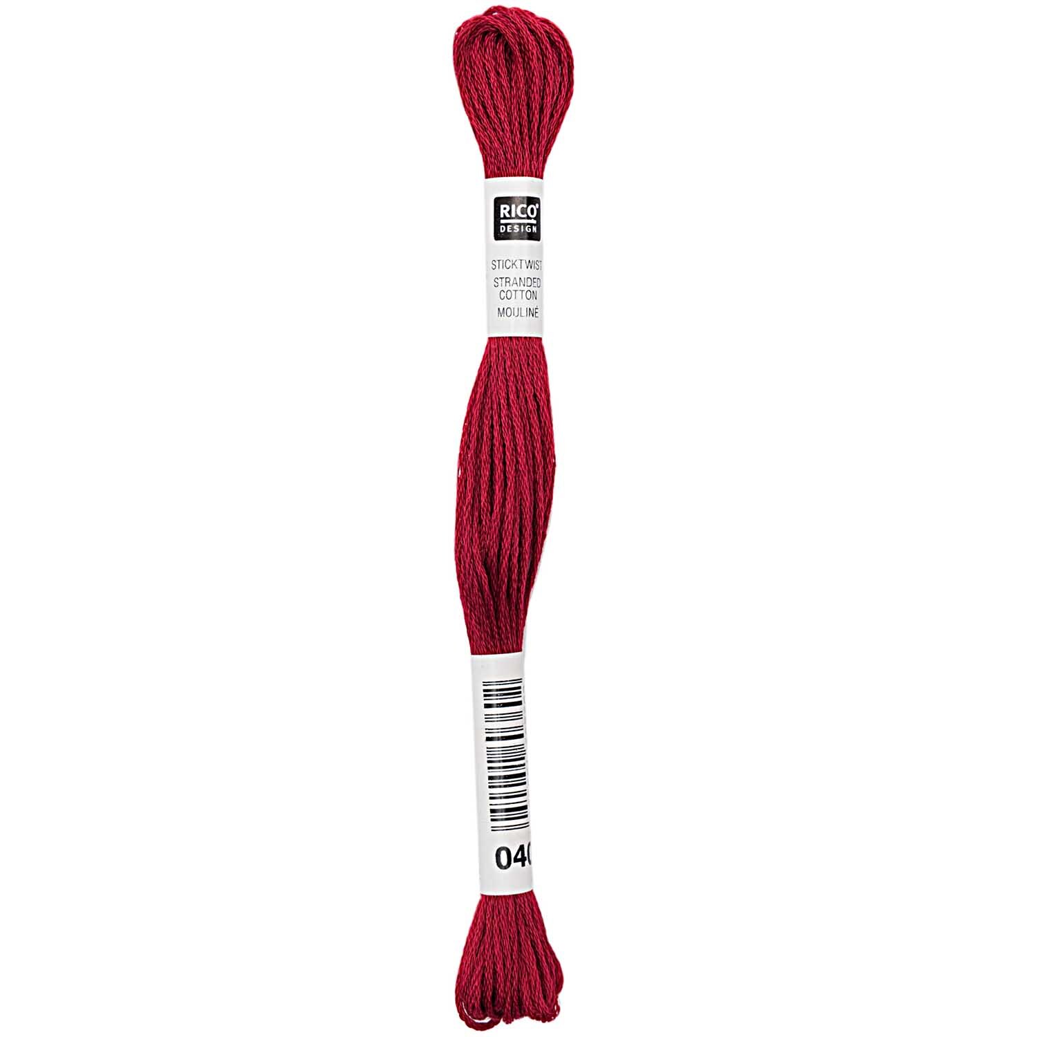 Rico Design Sticktwist 8m 040 Rot