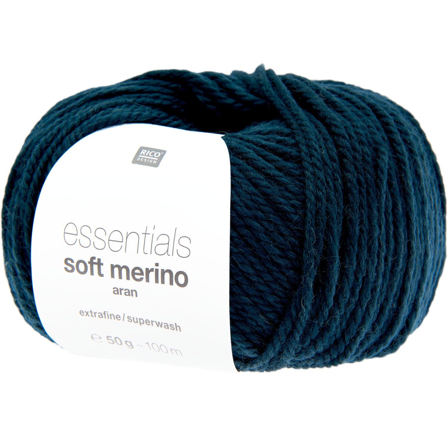 Rico Design Essentials Soft Merino aran Dunkelpetrol