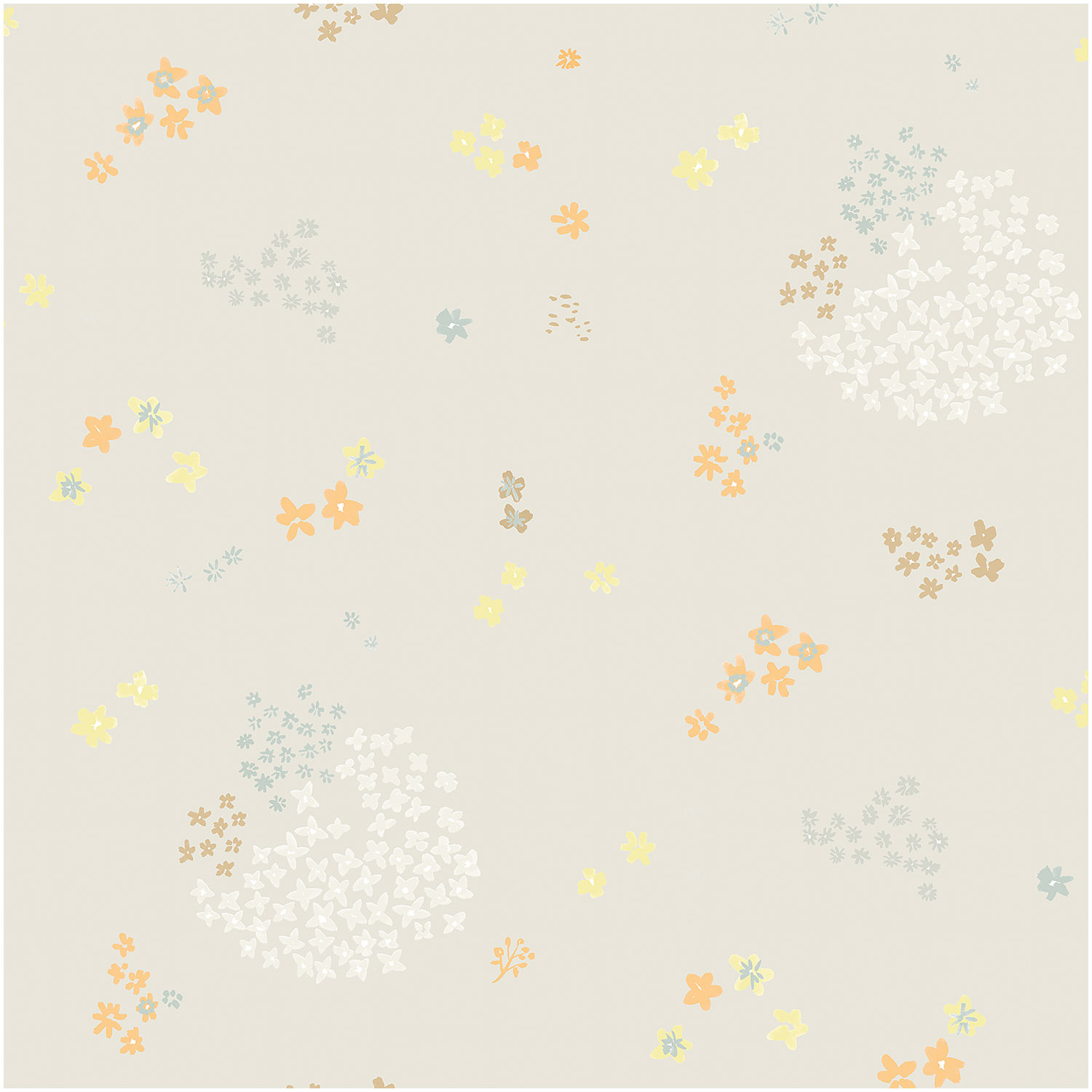 Druckstoff Crafted Nature Blumen grau-metallic 140cm beschichtet Druckstoff Crafted Nature Blumen grau-metallic 140cm beschichtet