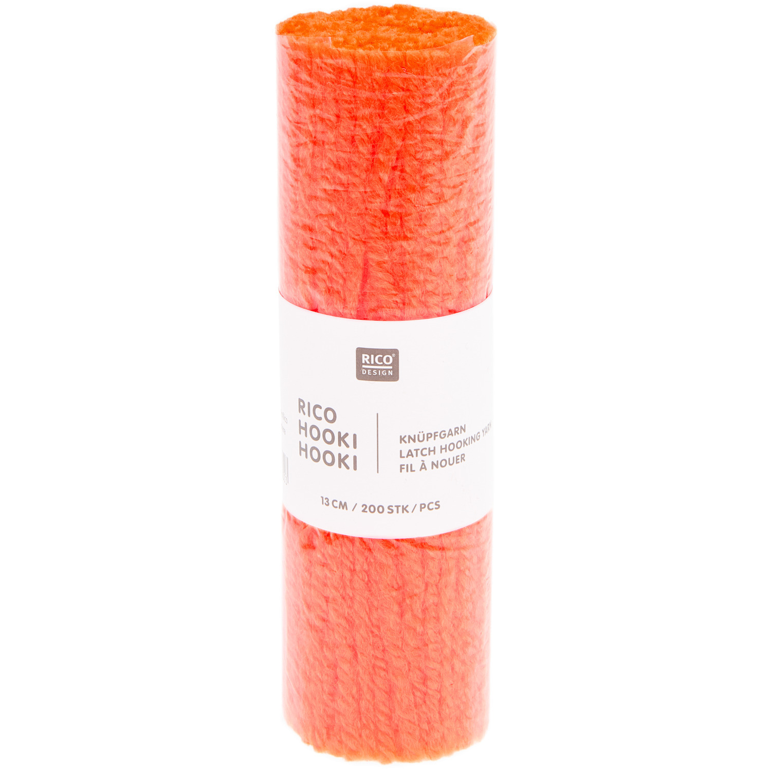 Rico Design Rico Hooki Hooki Knüpfgarn Neonorange