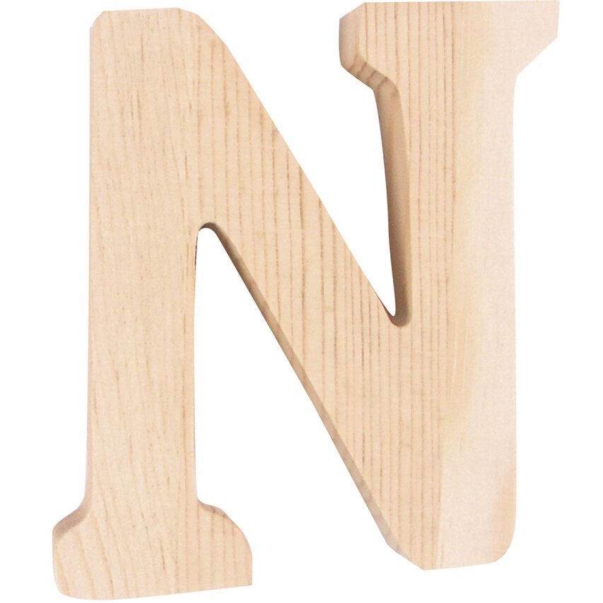 Rico Design Holz-Buchstaben 8cm N