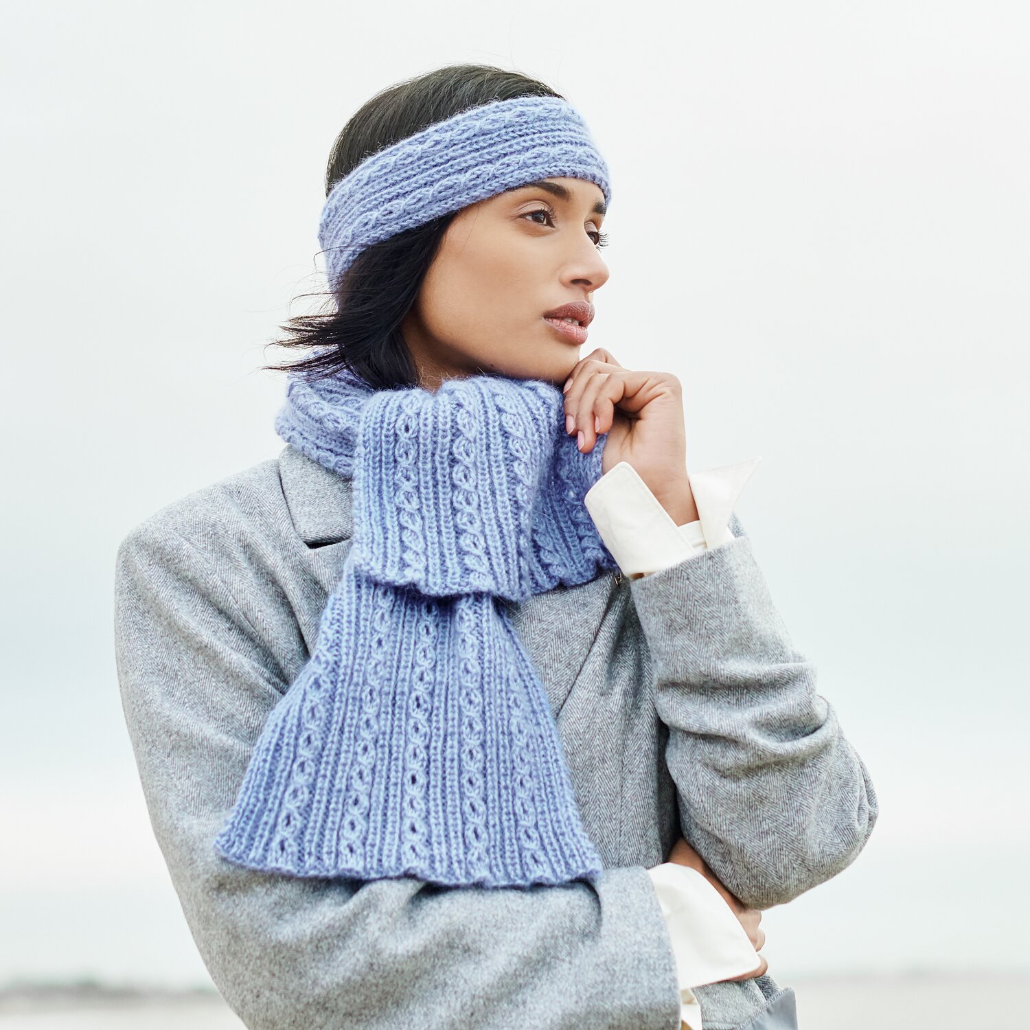 Strickset Stirnband Modell 30 aus Lovewool No. 21 von Rico Design