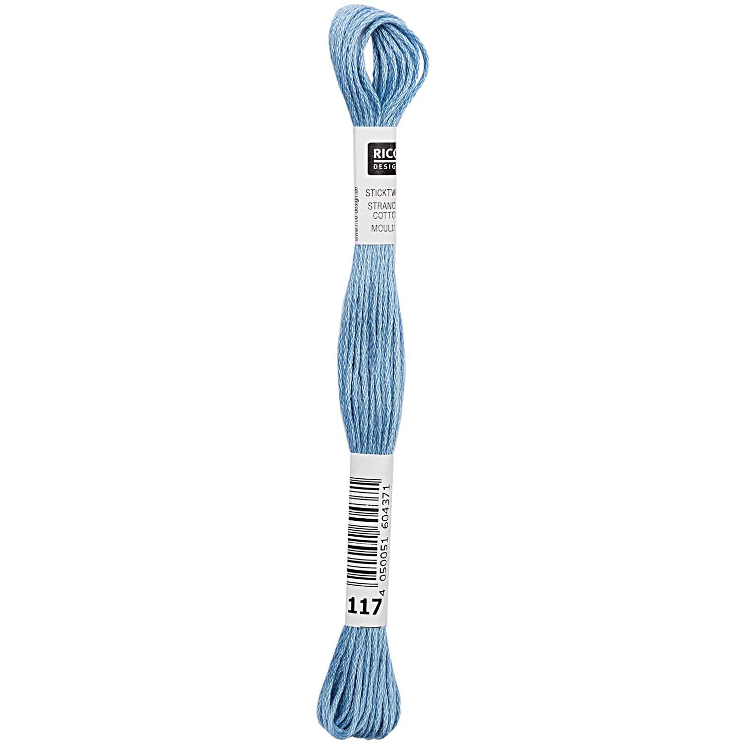Rico Design Sticktwist 8m 117 Königsblau