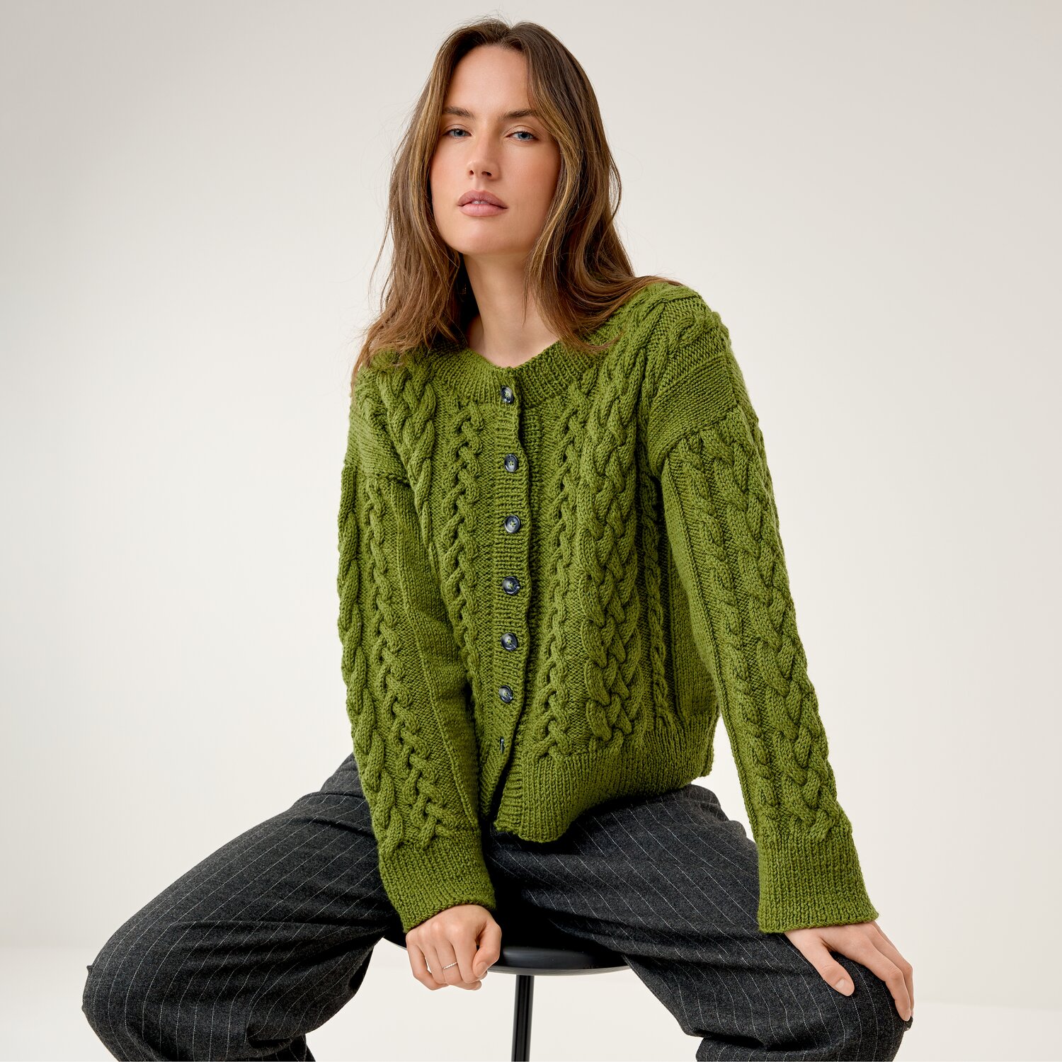 Strickset Jacke Modell 29 aus Die Neue Masche No. 17 von Rico Design