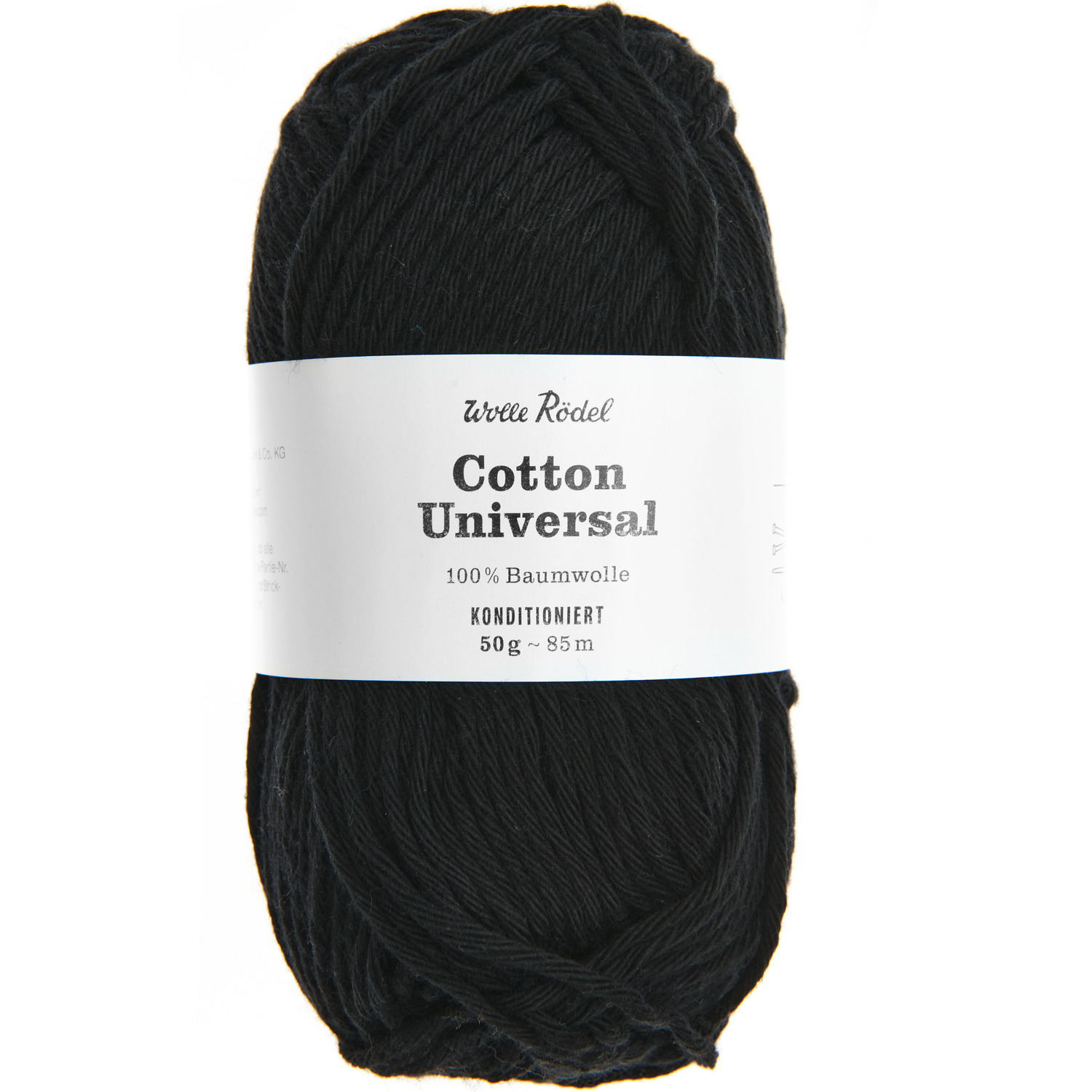 Wolle Rödel Cotton Universal Schwarz
