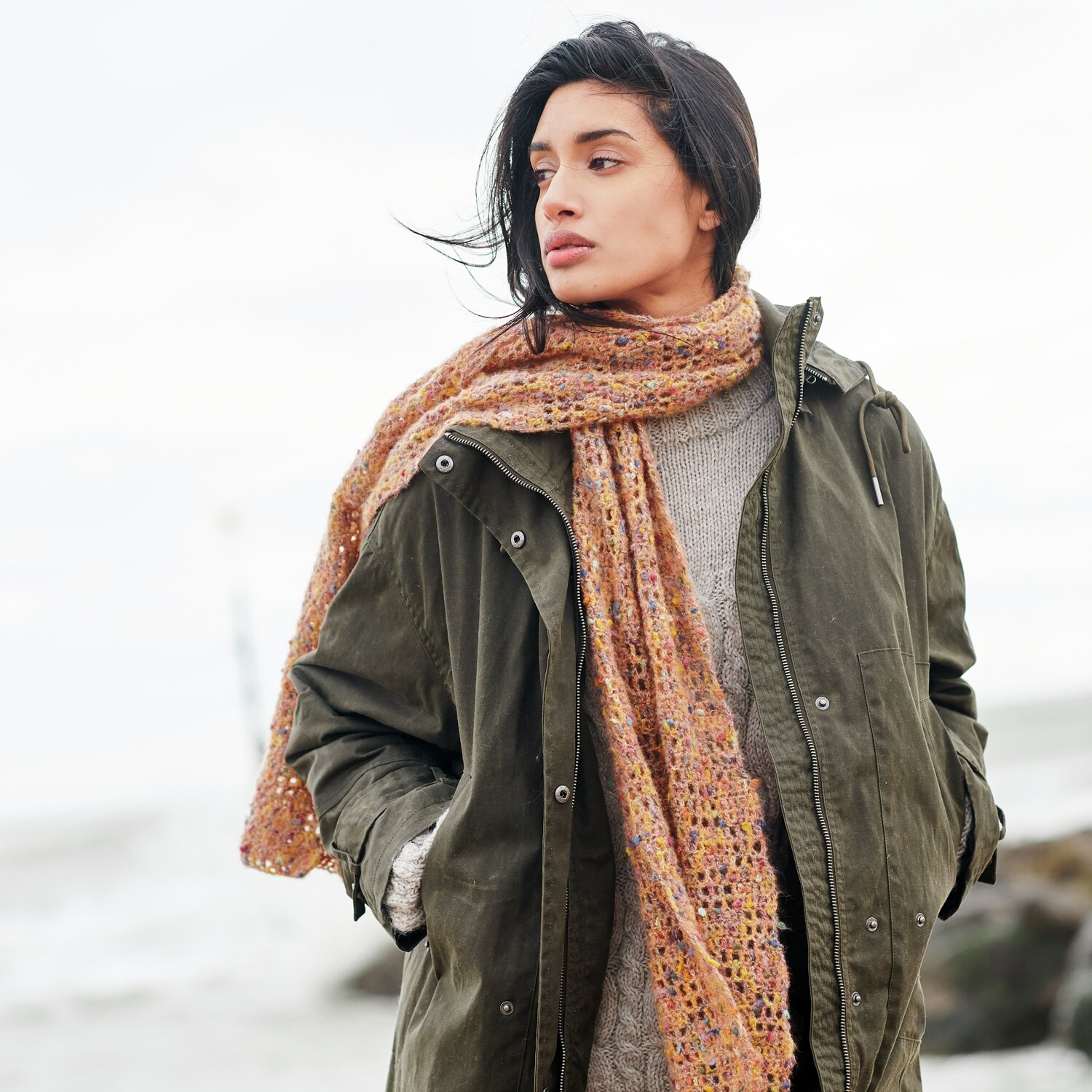Häkelset Schal Modell 23 aus Lovewool No. 21 von Rico Design