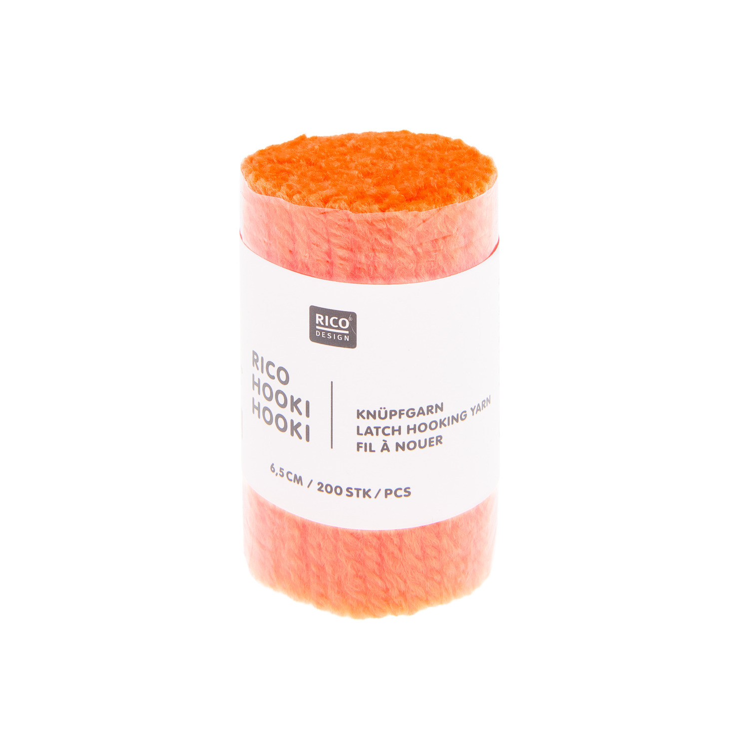 Rico Design Rico Hooki Hooki Knüpfgarn Neonorange