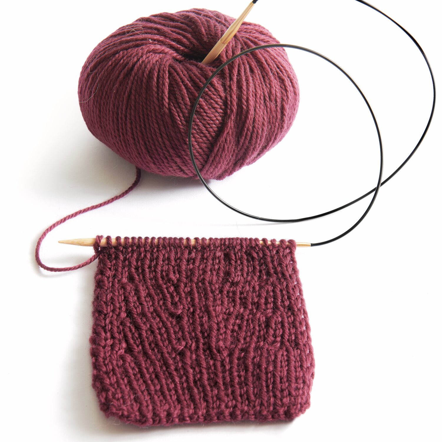 Essentials Soft Merino aran 50g 100m Farbe Weinrot von Rico Design