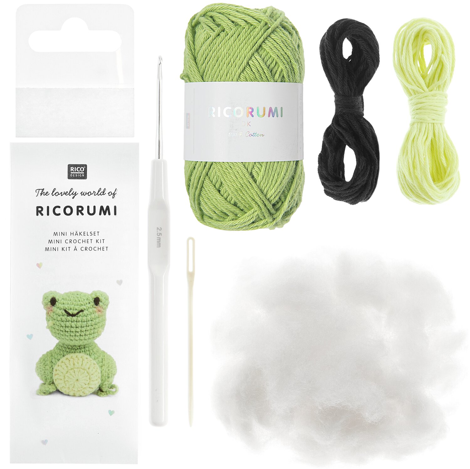 Ricorumi Mini Easy Häkelset - Frosch von Rico Design