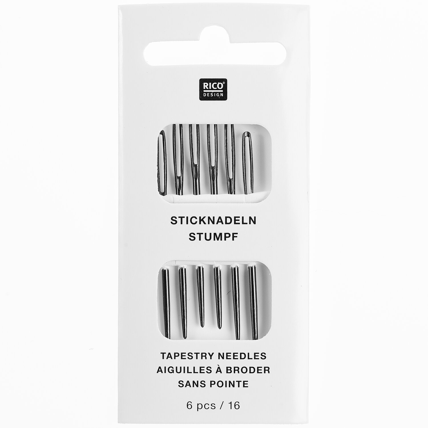 Sticknadeln stumpf 6 Stück von Rico Design