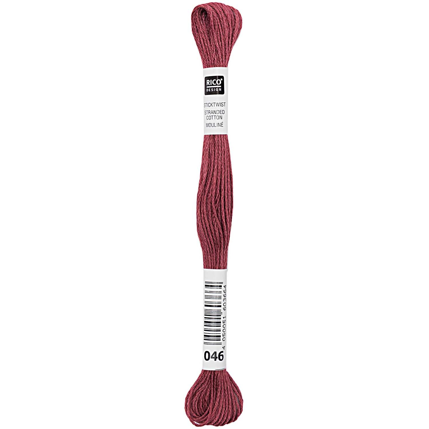 Rico Design Sticktwist 8m 046 Altrosa