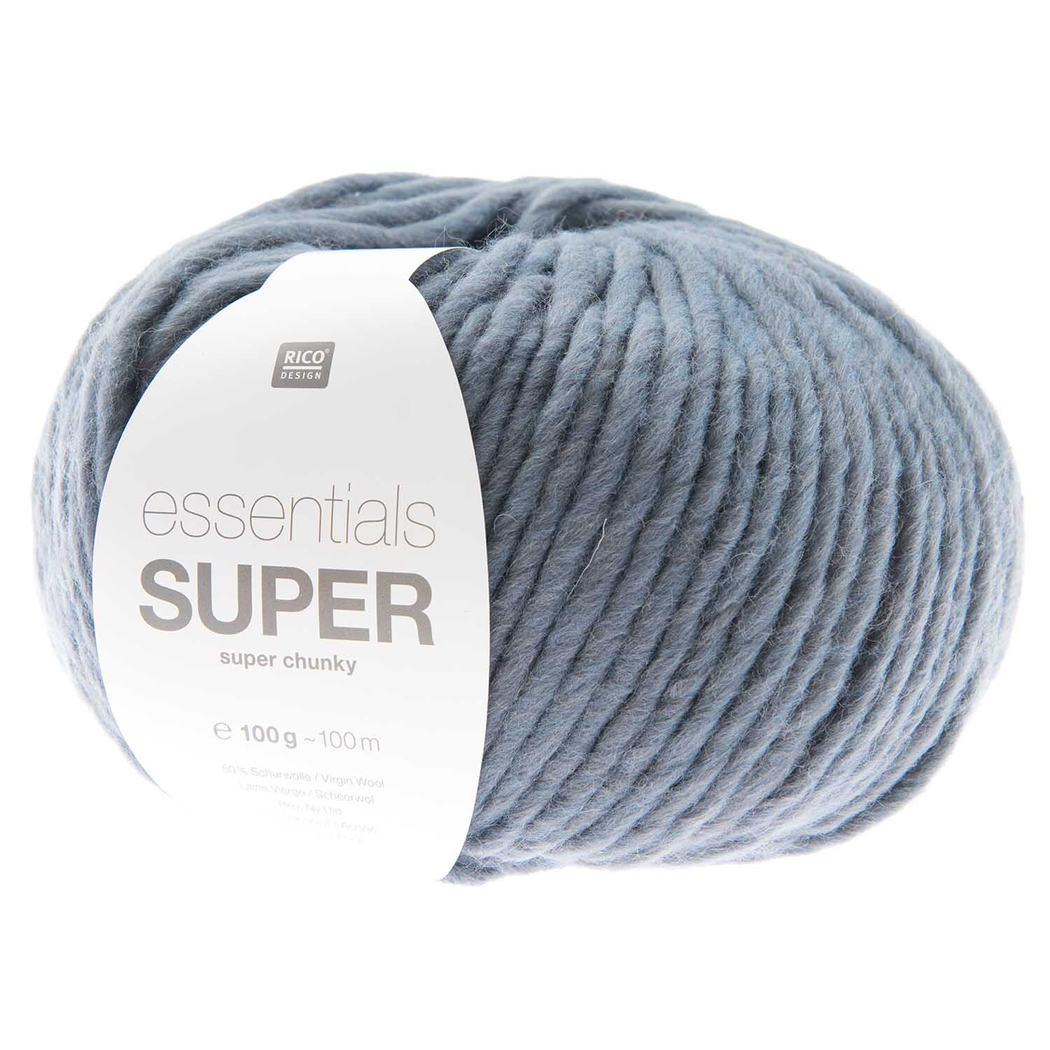 Rico Design Essentials Super super chunky Rauchblau