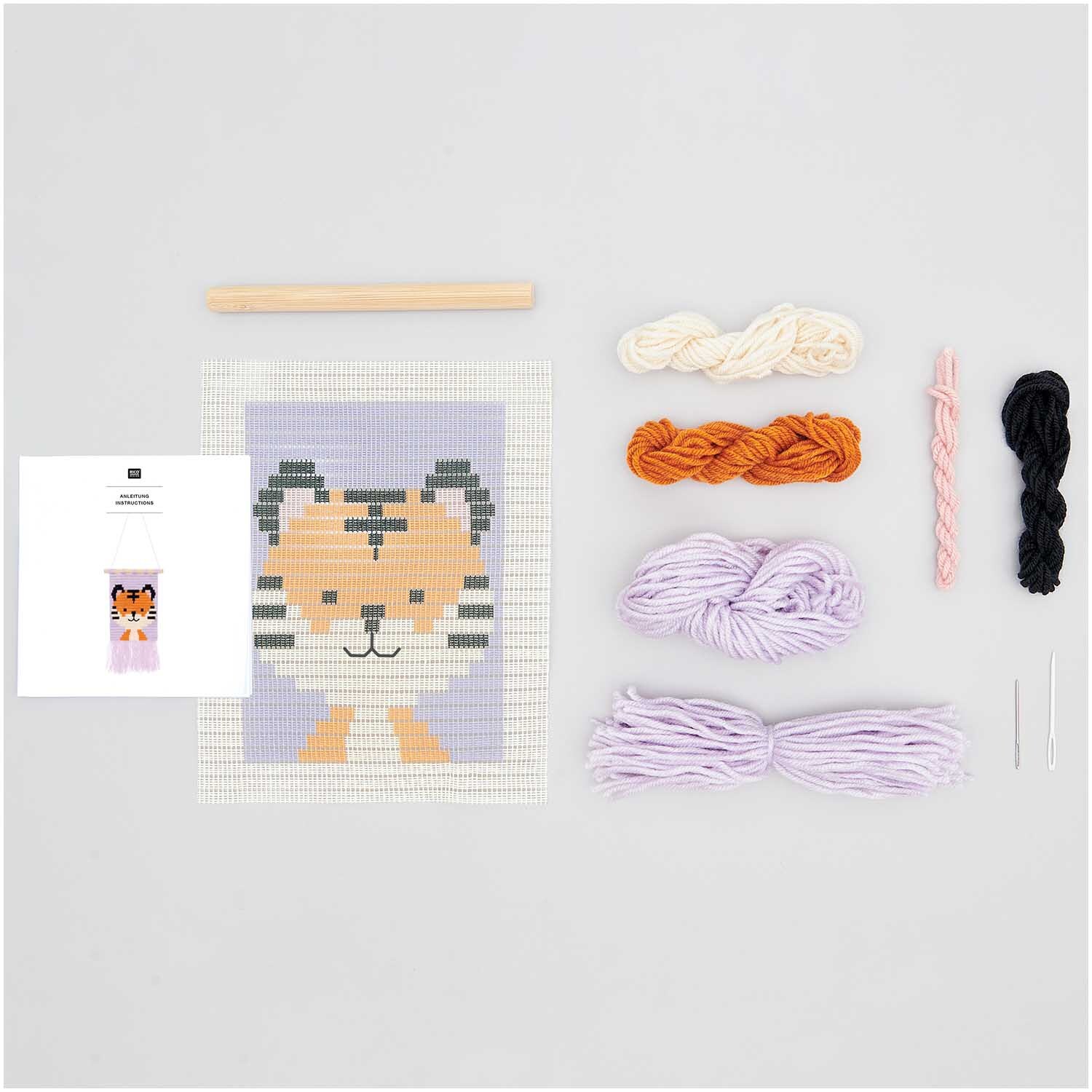 Longstitch Stickpackung Tiger Longstitch Stickpackung Tiger