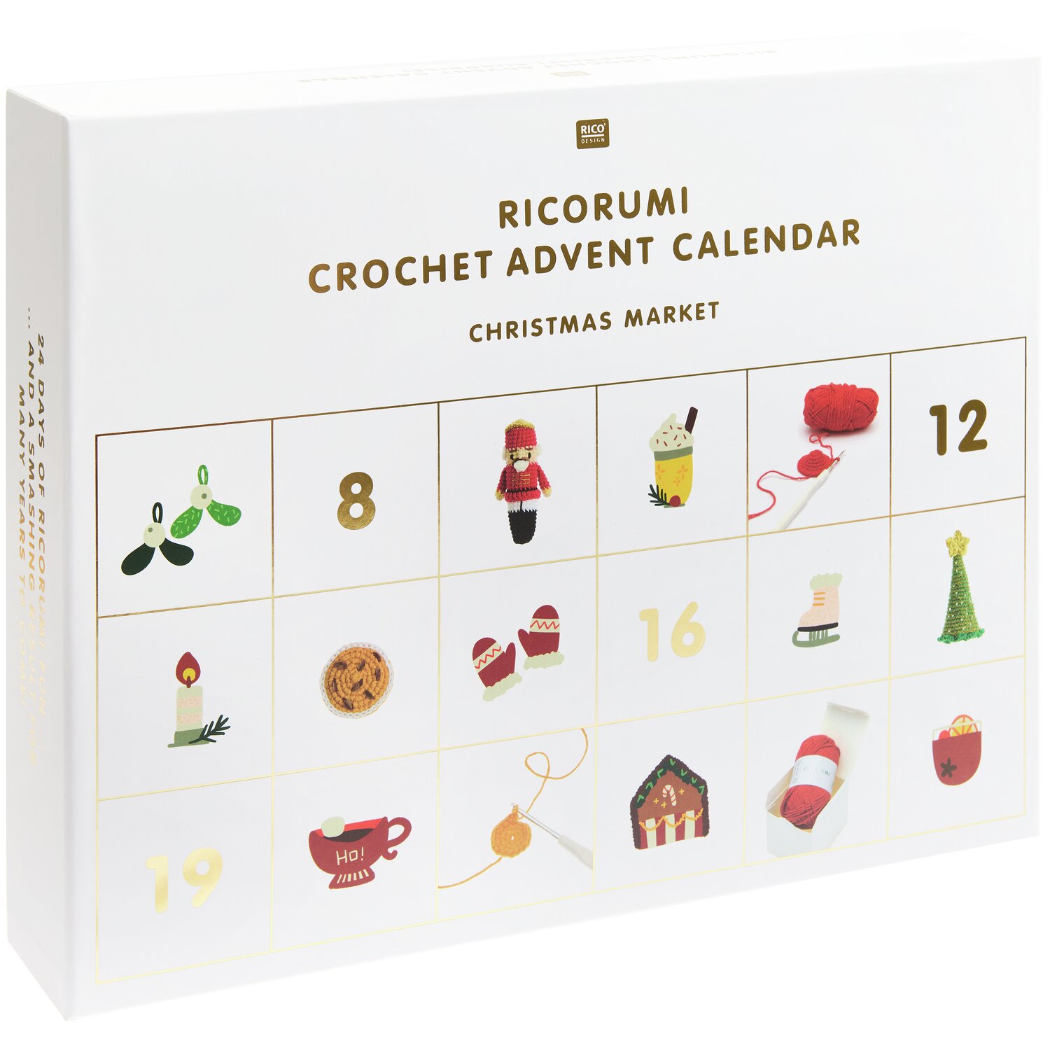Ricorumi Adventskalender Weihnachtsmarkt  von Rico Design