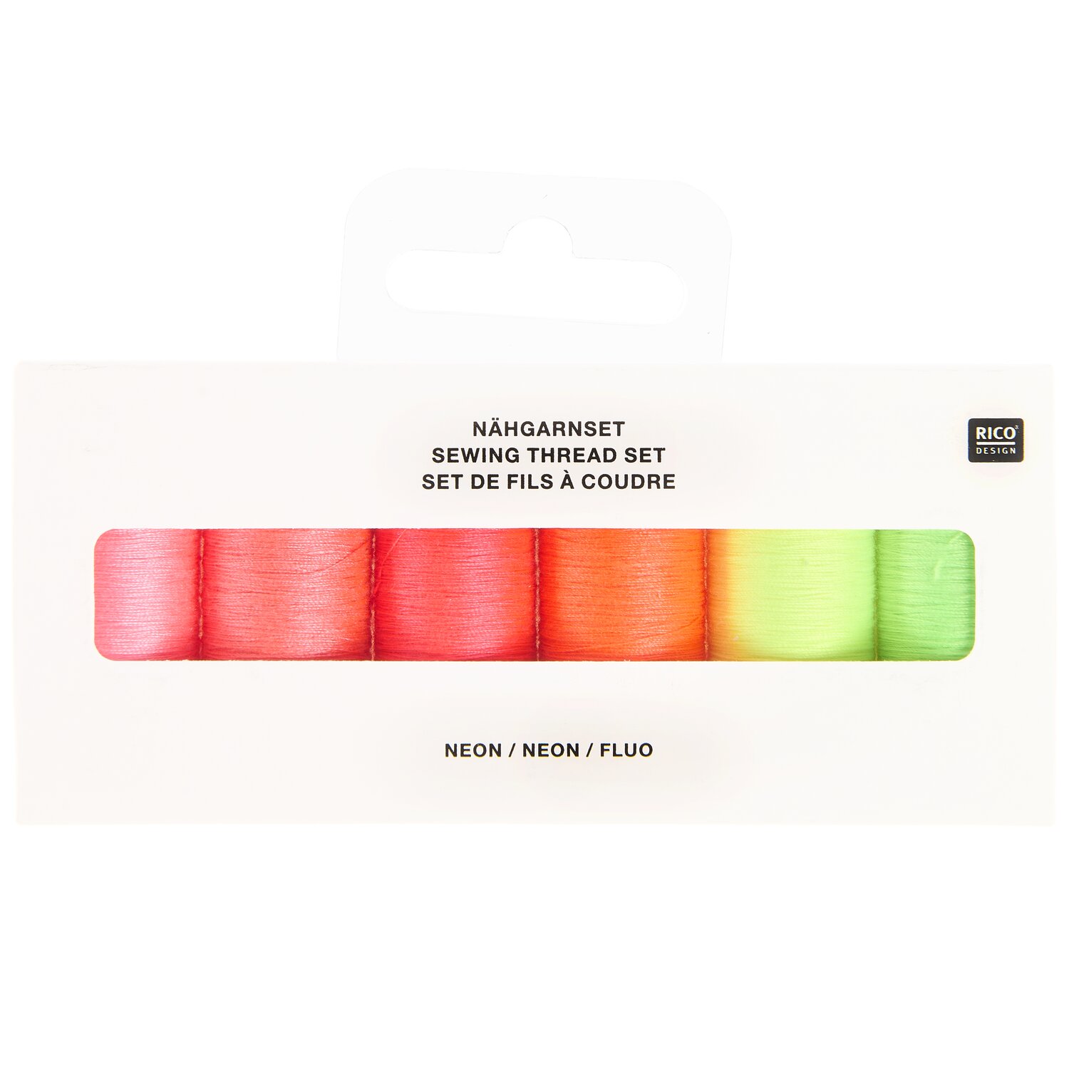 Nähgarn Set Neon 6x 100m von Rico Design