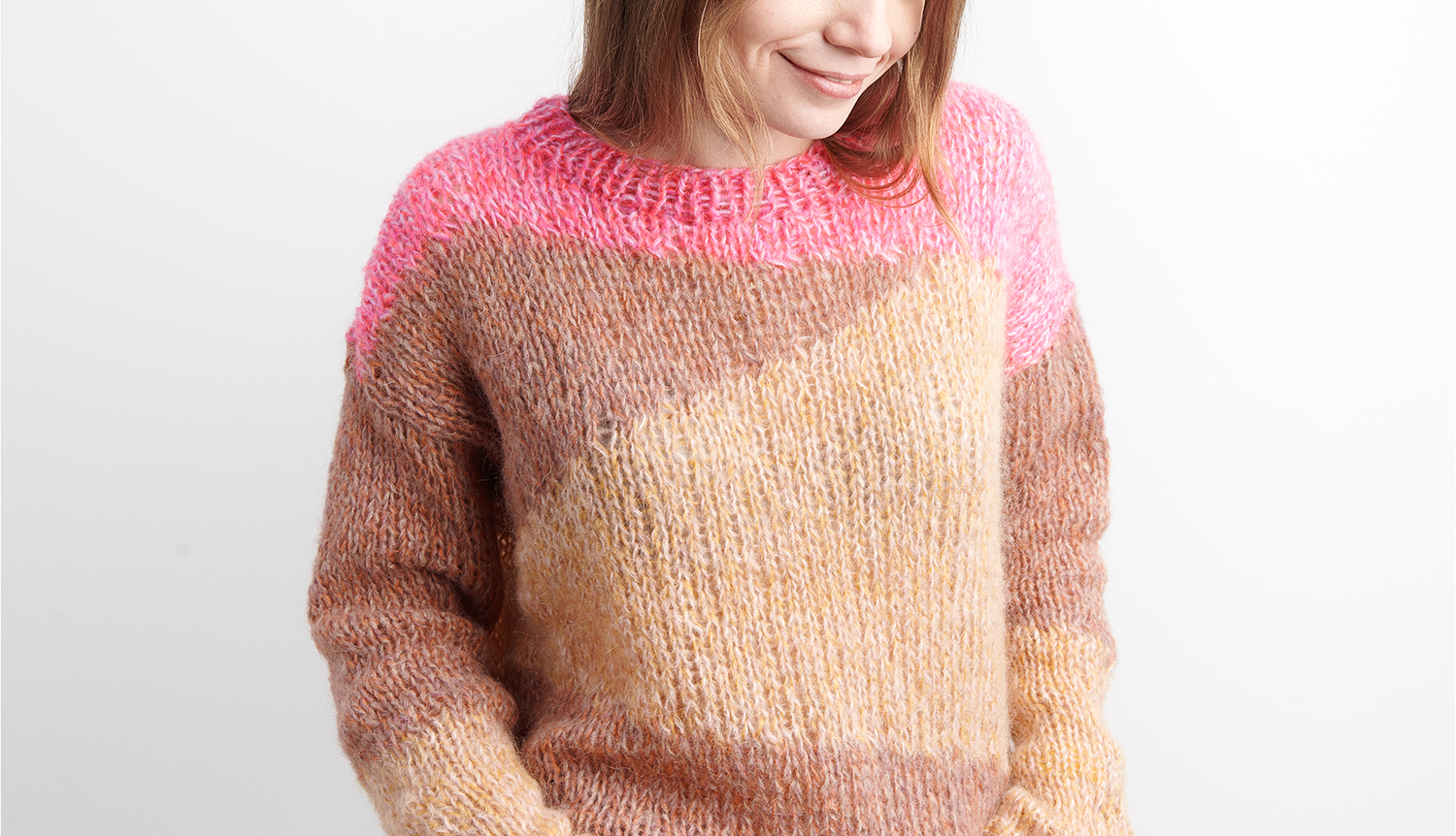 Strickanleitung Pullover mit geometrischem Muster Strickanleitung Pullover mit geometrischem Muster