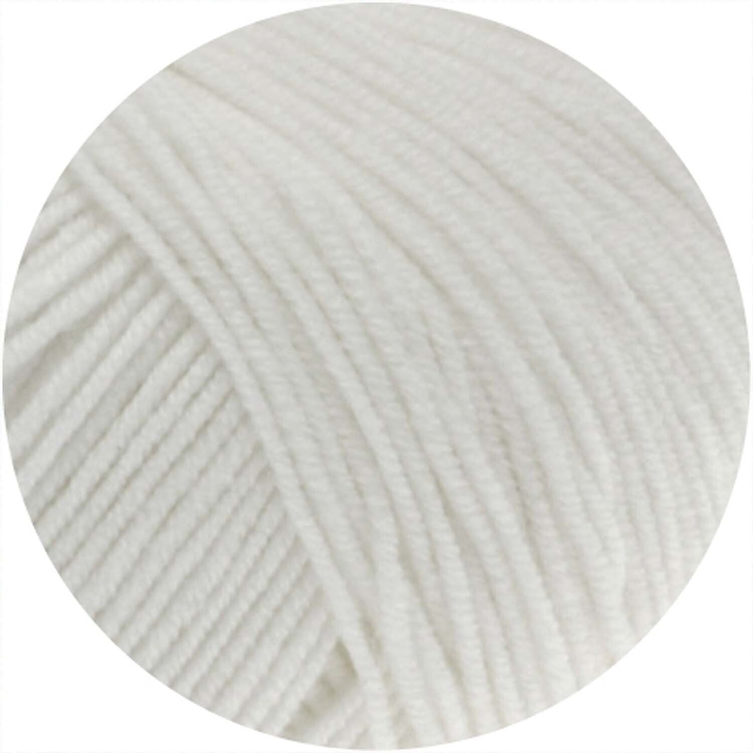 Cool Wool 50g 160m Farbe Weiß von LANA GROSSA Mode mit Wolle Handels- und Vertriebs 