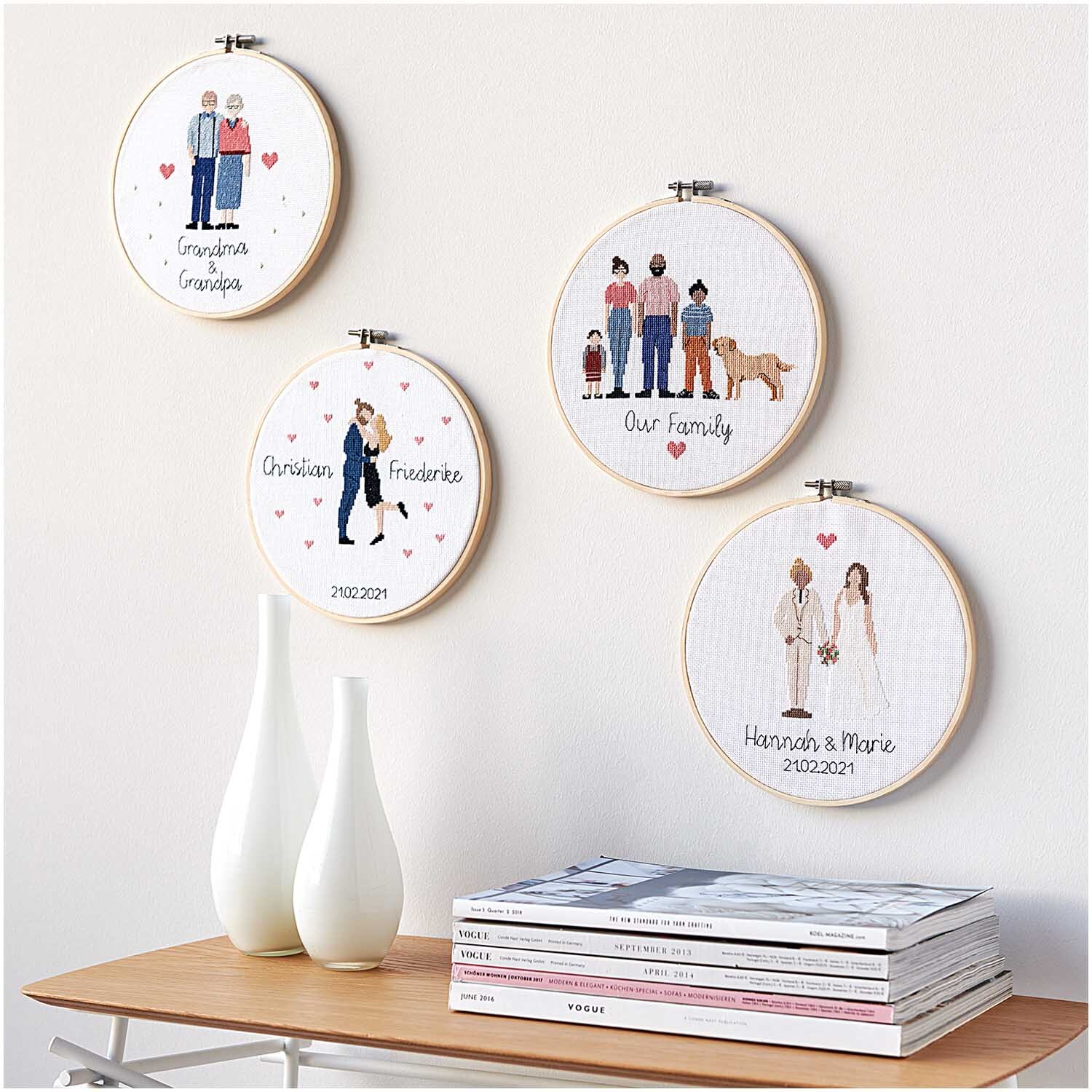 Figurico Stickpackung Lovebirds 20cm Figurico Stickpackung Lovebirds 20cm
