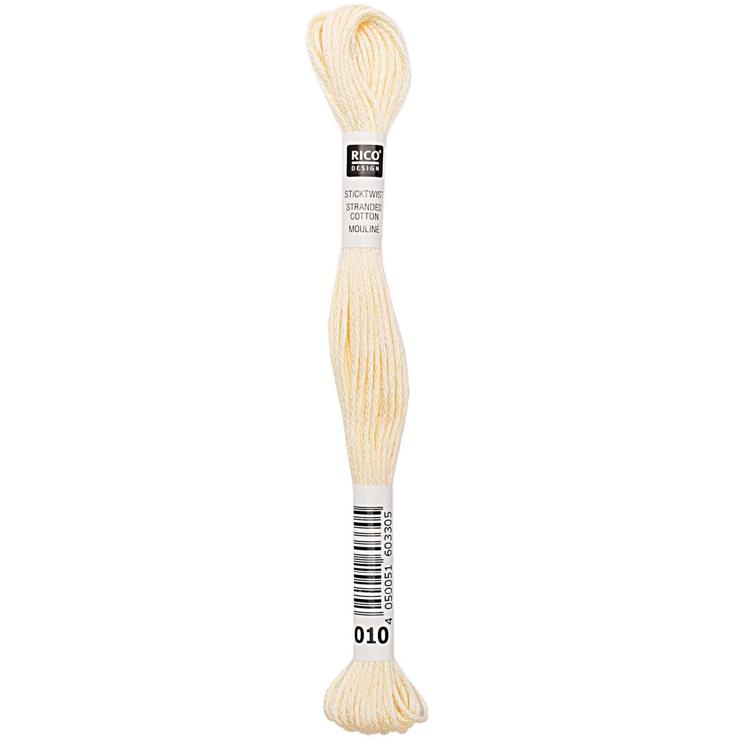 Rico Design Sticktwist 8m 010 Hellgelb