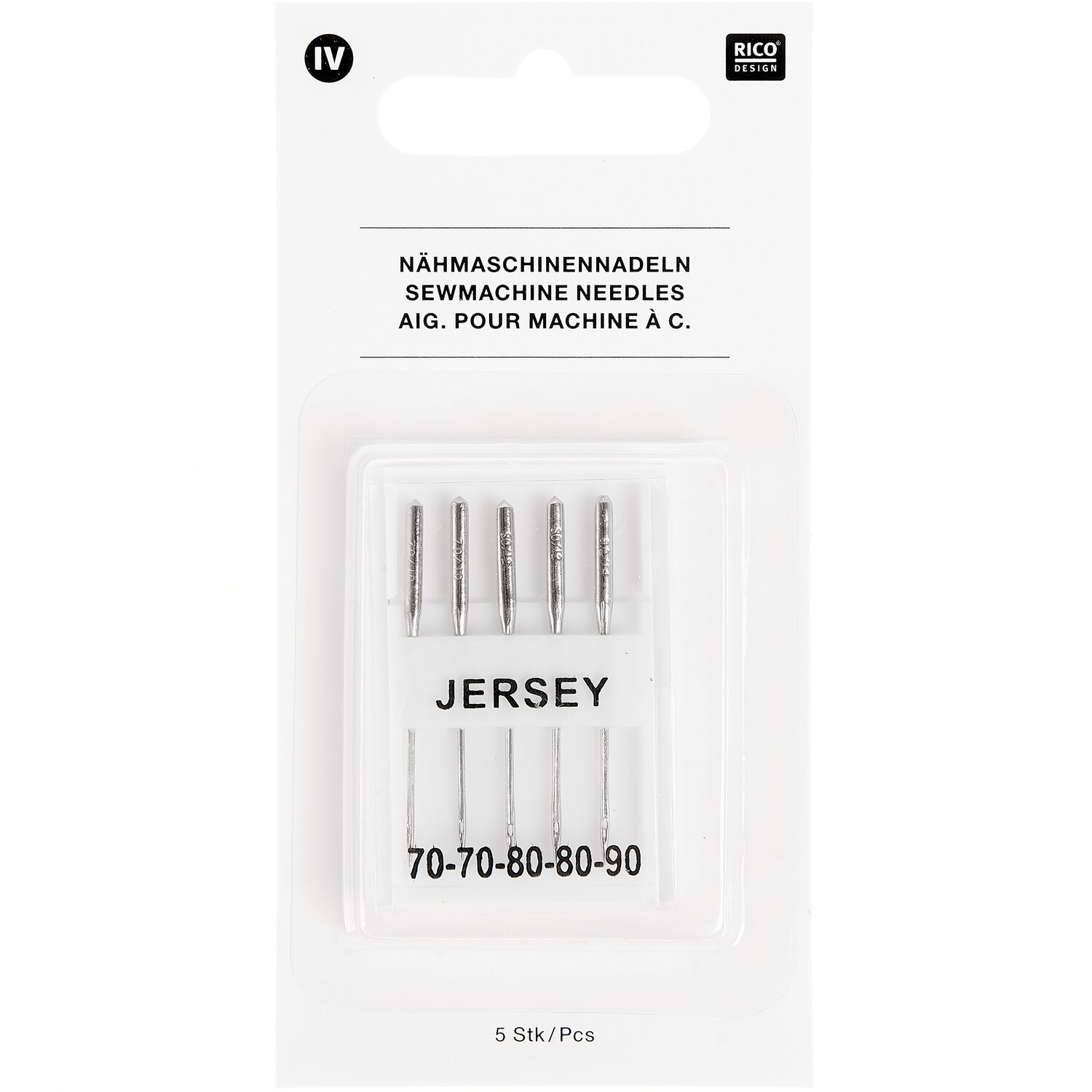 Nähmaschinennadeln Jersey 5 Stück von Rico Design