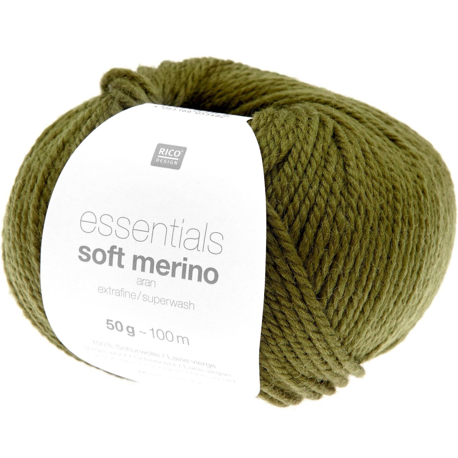 Rico Design Essentials Soft Merino aran Oliv